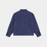 Wake Straight Navy Coat Outerwear eme