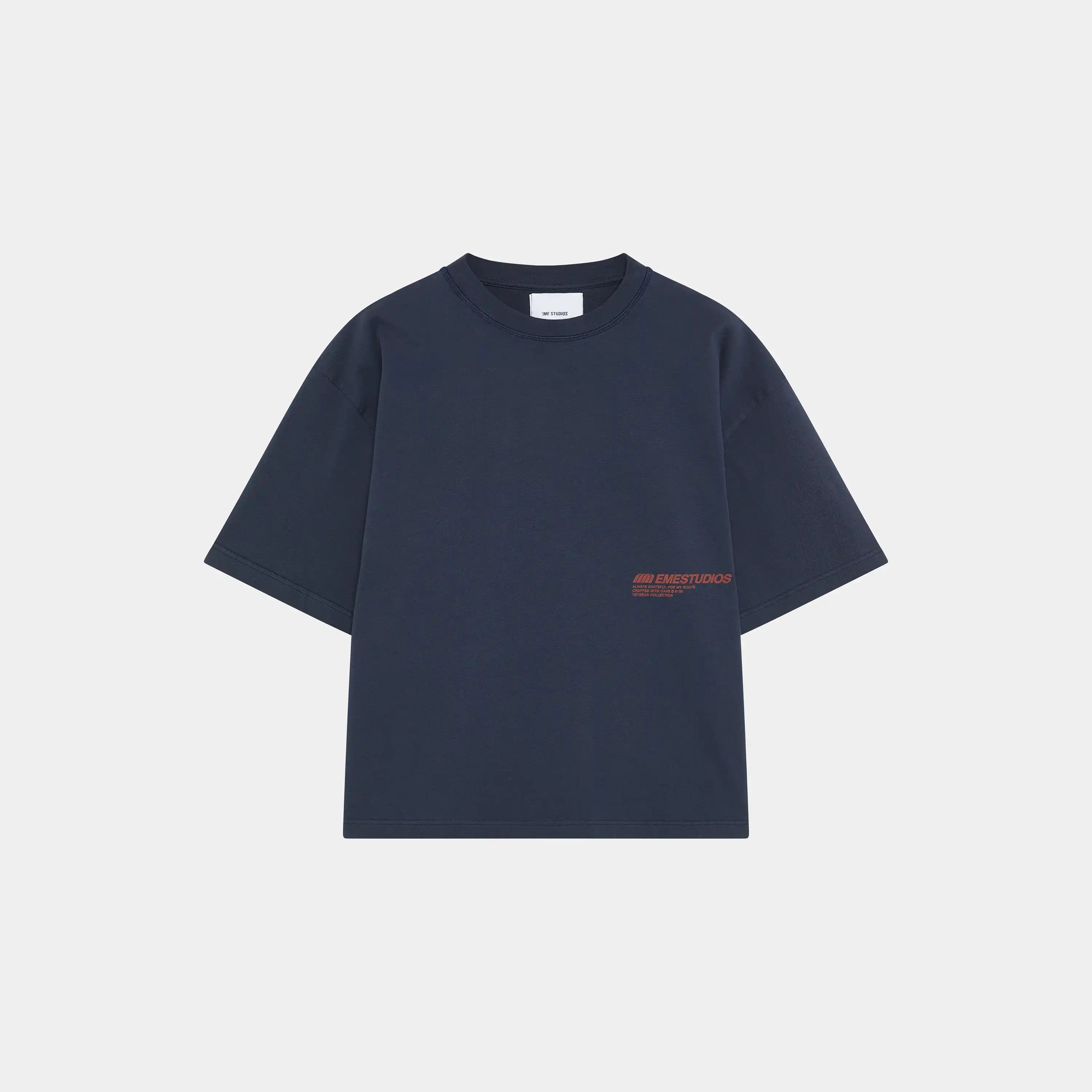 Roots Navy Oversized Tee T-shirts eme