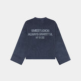 Collective Slate Blue Knit Sweater Knitwear eme