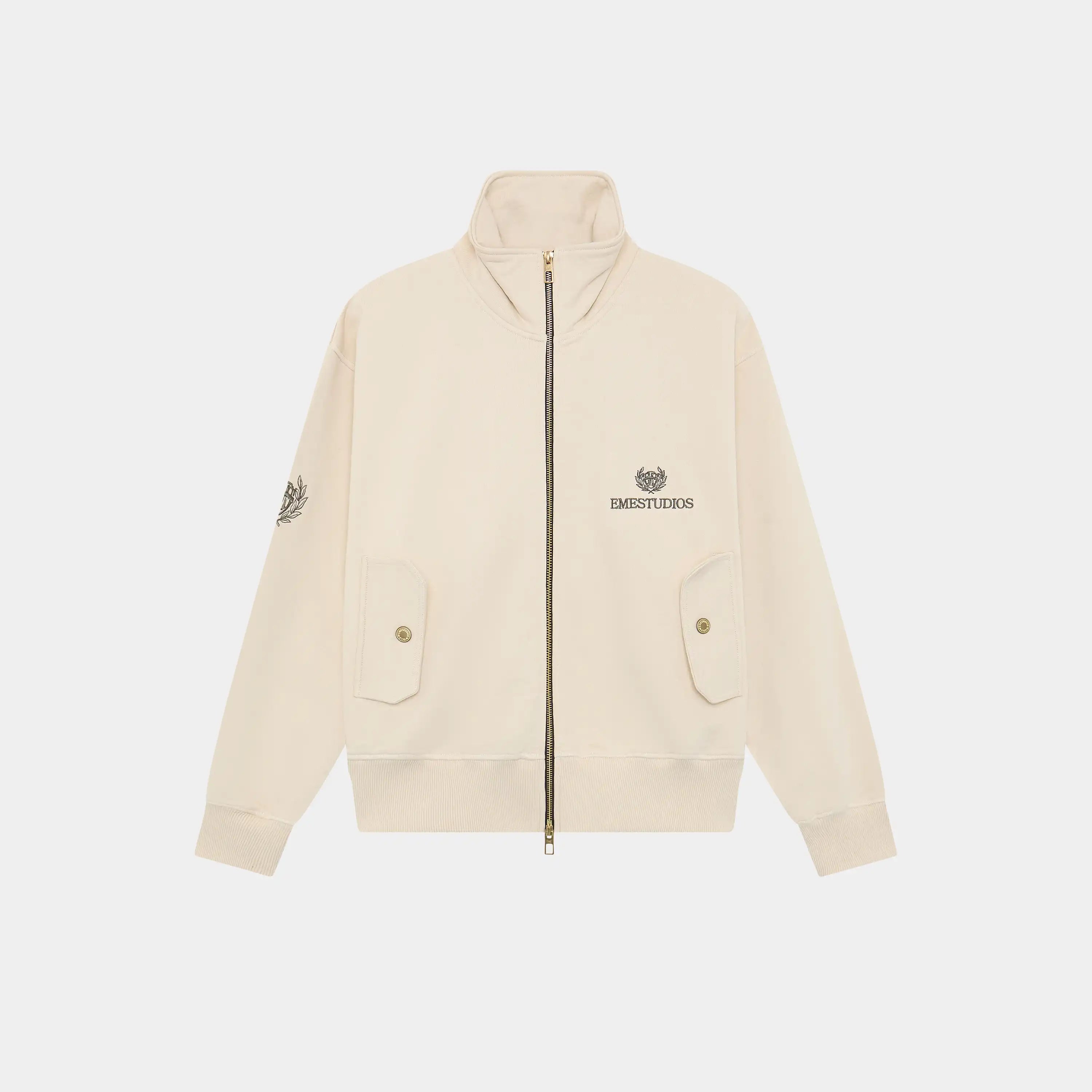 Serv Sand Full Zip Crewneck eme