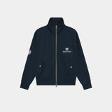 Serv Navy Full Zip Crewneck eme