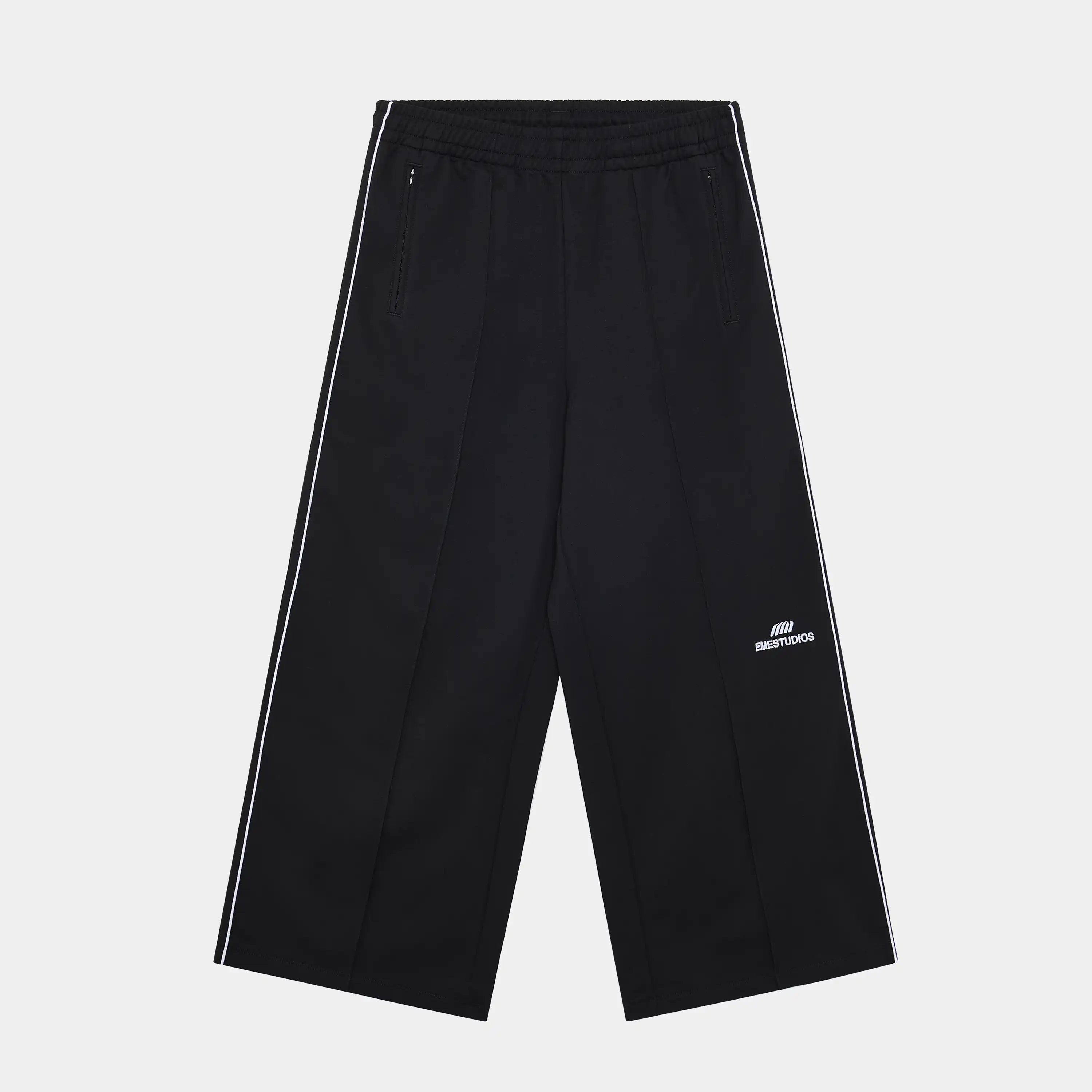 Somm Black Baggy Sweatpants Pants eme