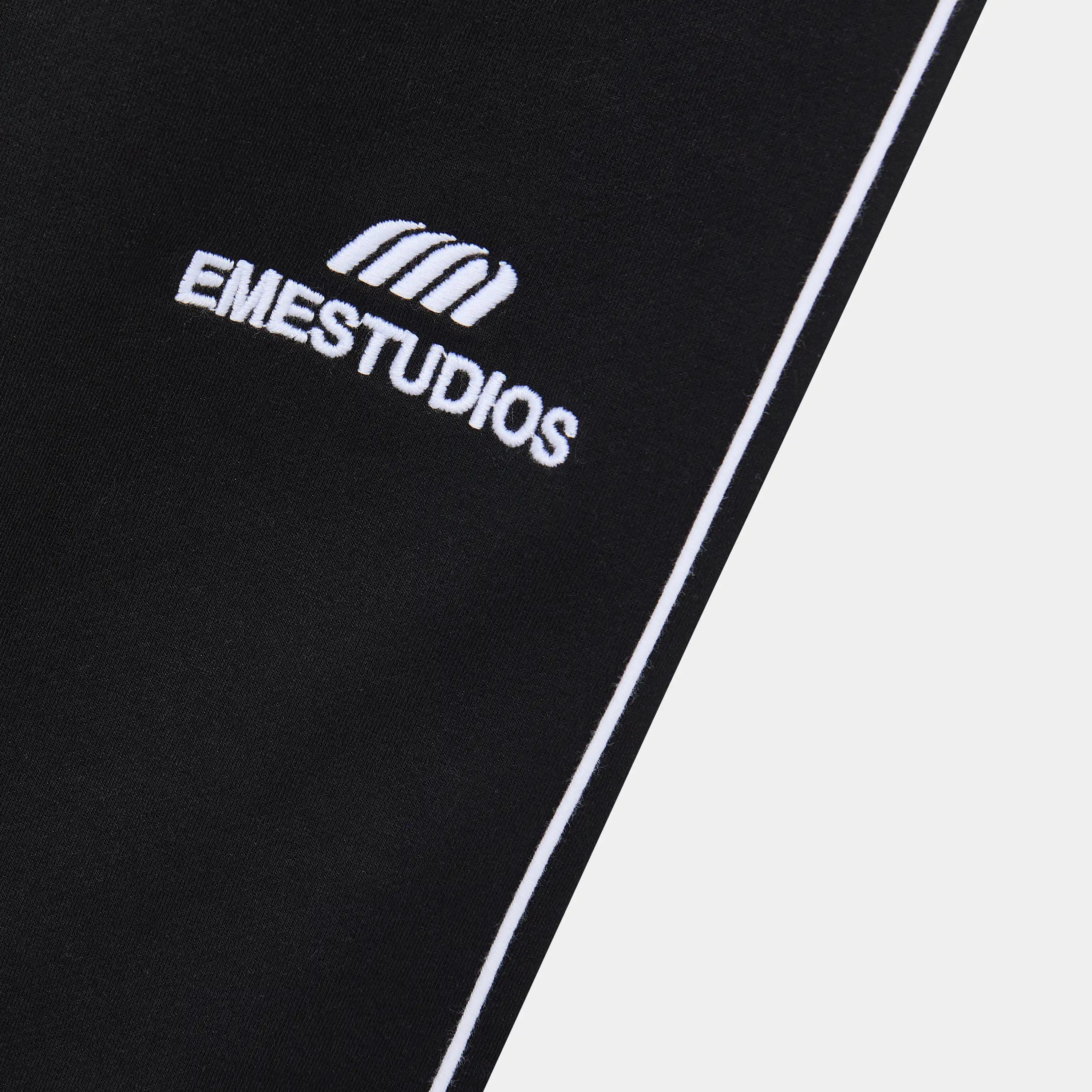 Somm Black Baggy Sweatpants Pants eme