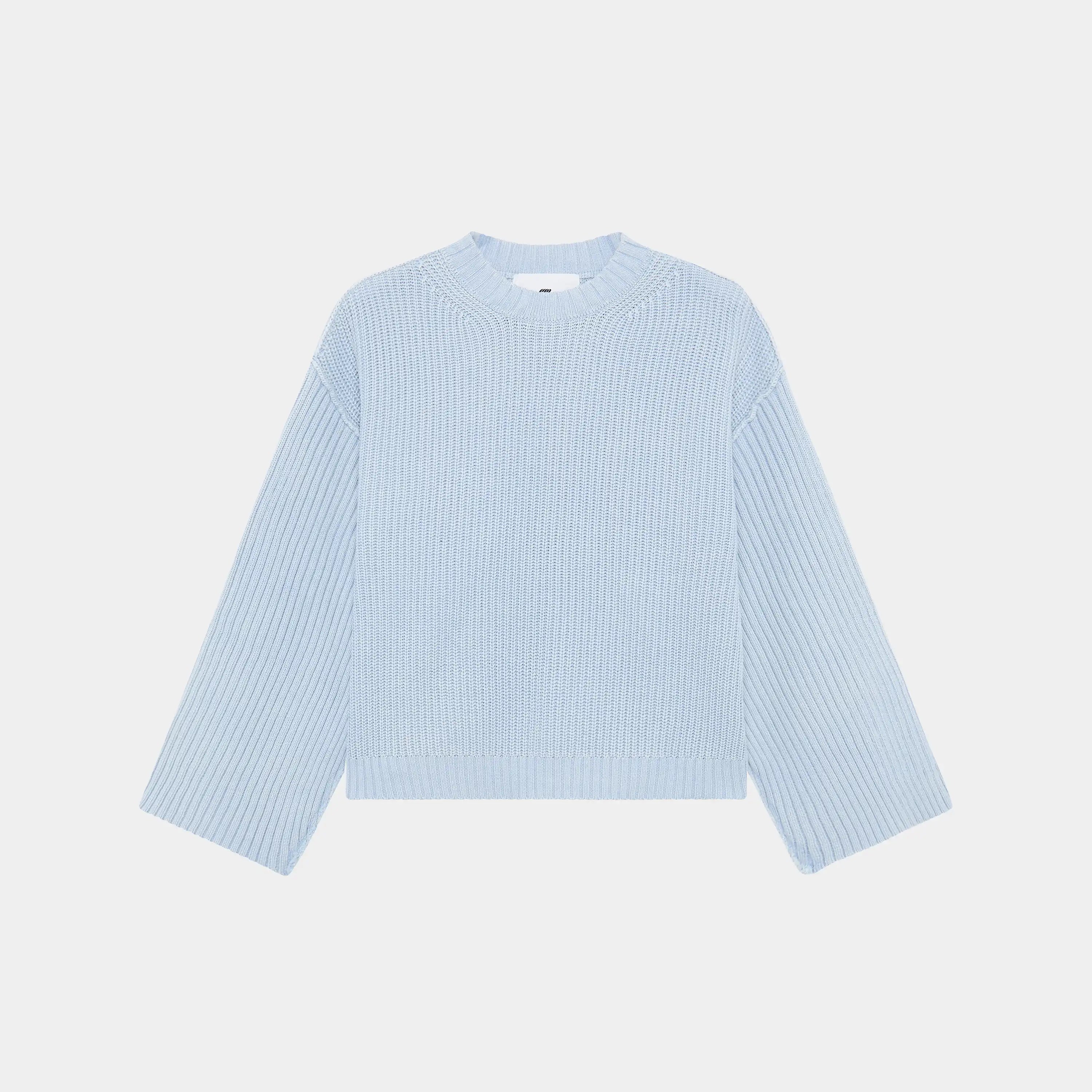 Collective Light Blue Knit Sweater Knitwear eme