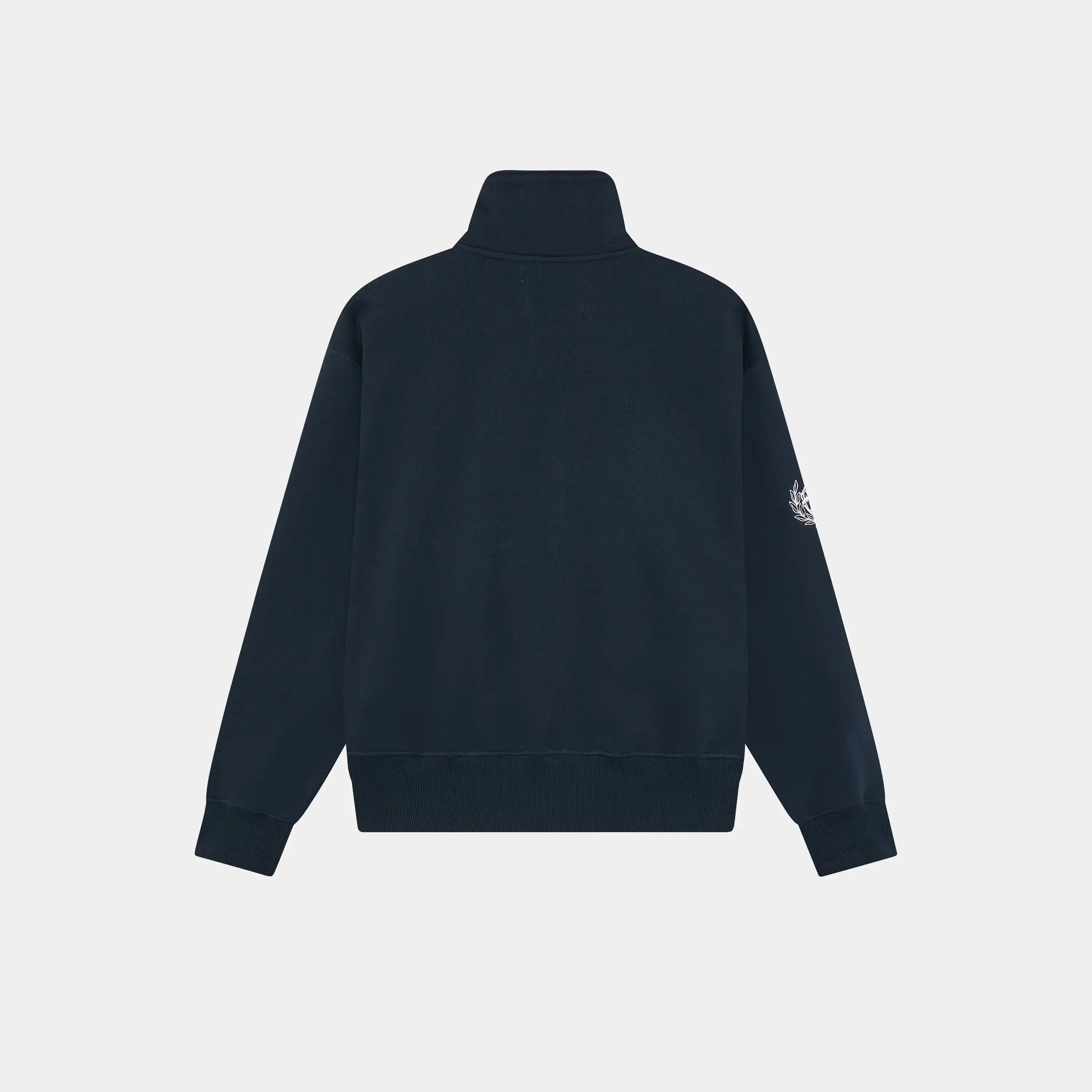 Serv Navy Full Zip Crewneck eme