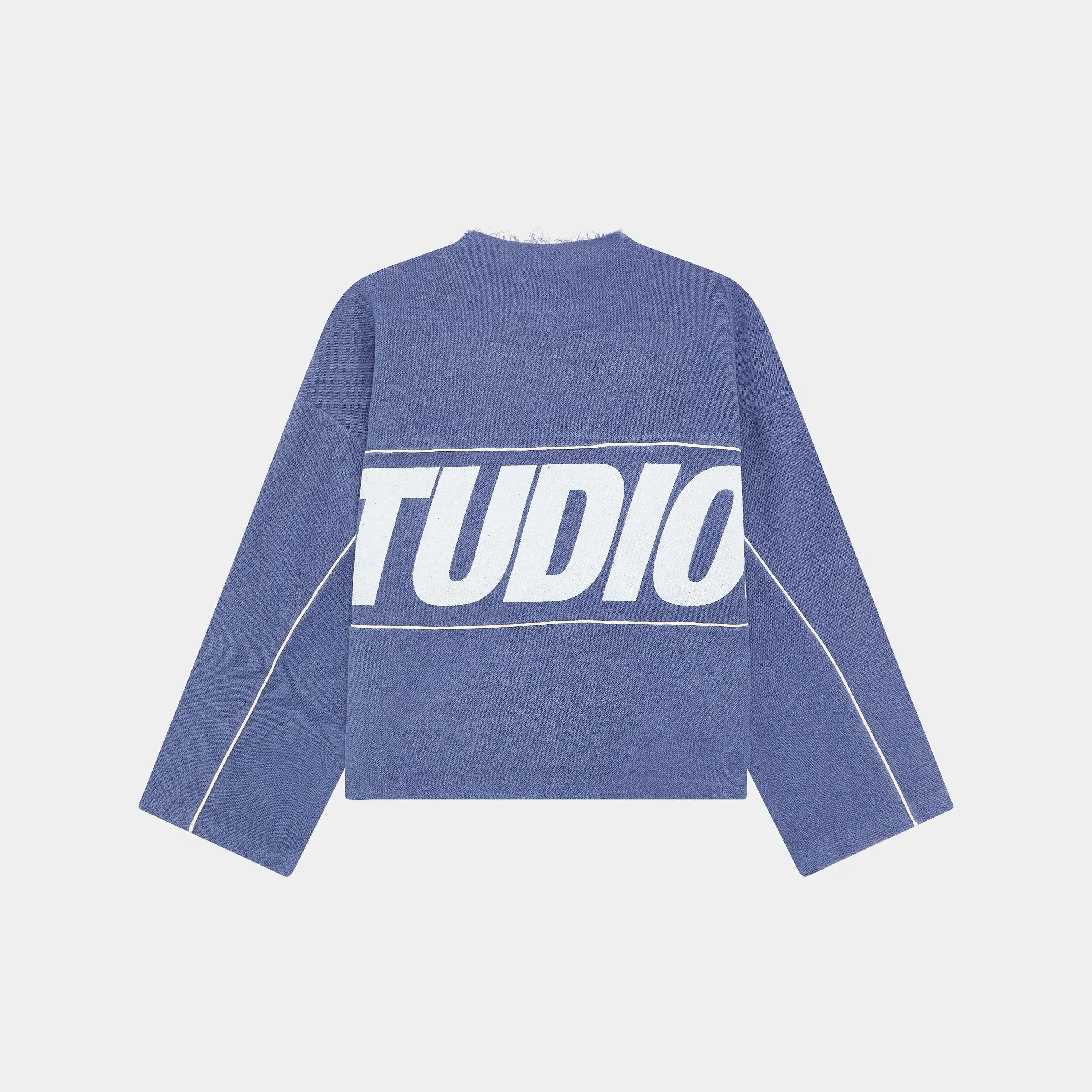 Thrill Crown Blue Reverse Crewneck Sweatshirts Eme Studios