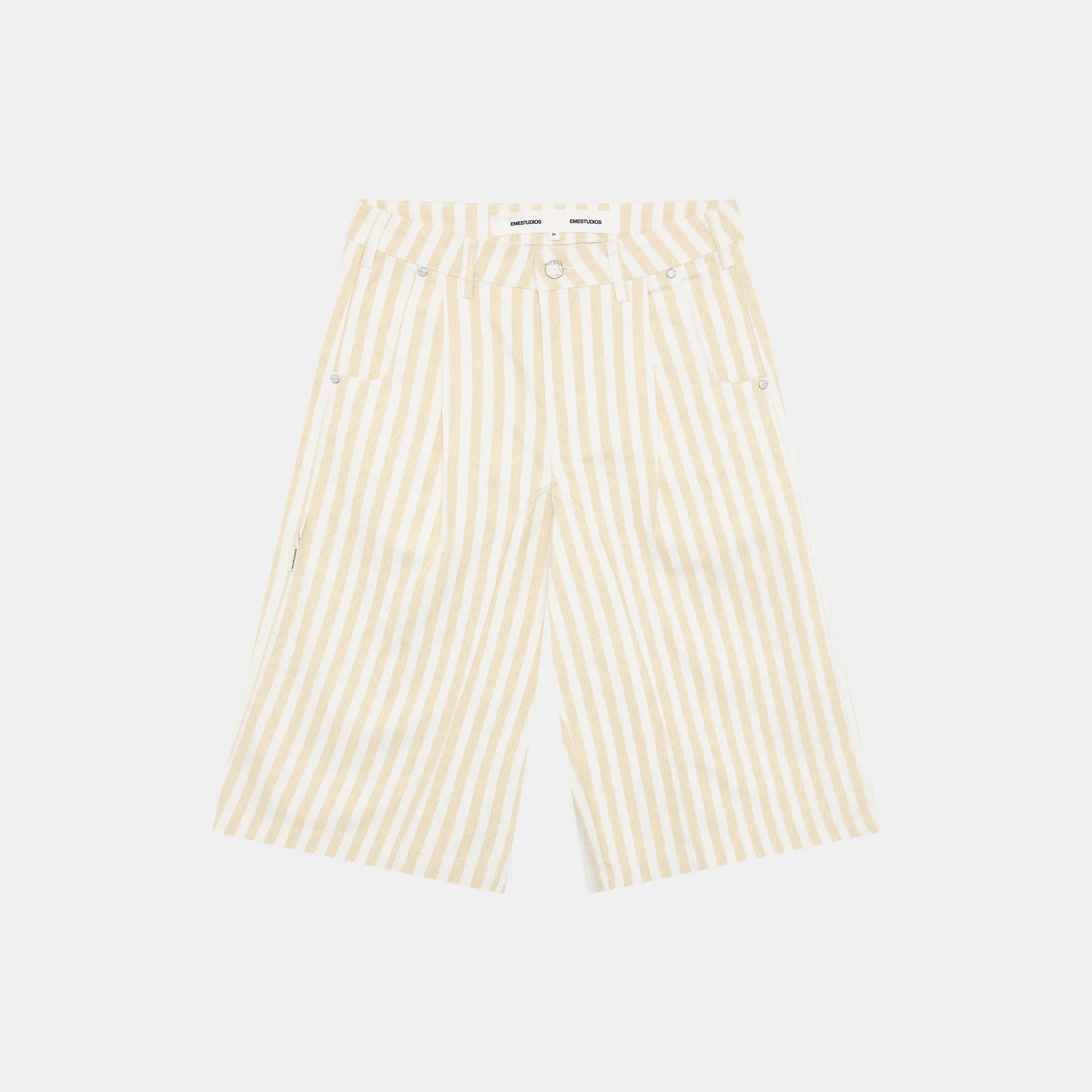 Tibiacore Striped Denim Jorts