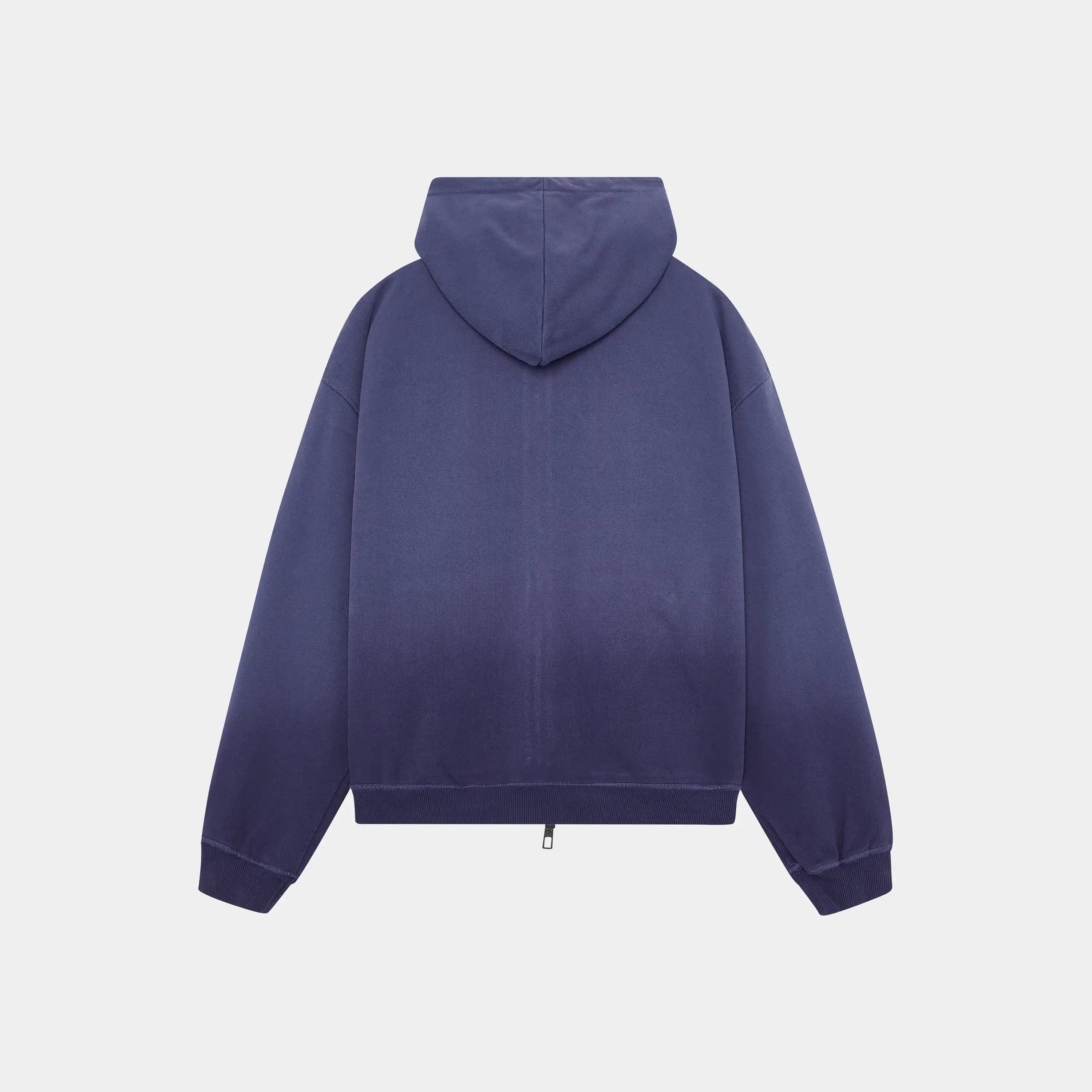 Dusk Blue Ribbon Full Zip Hoodies eme