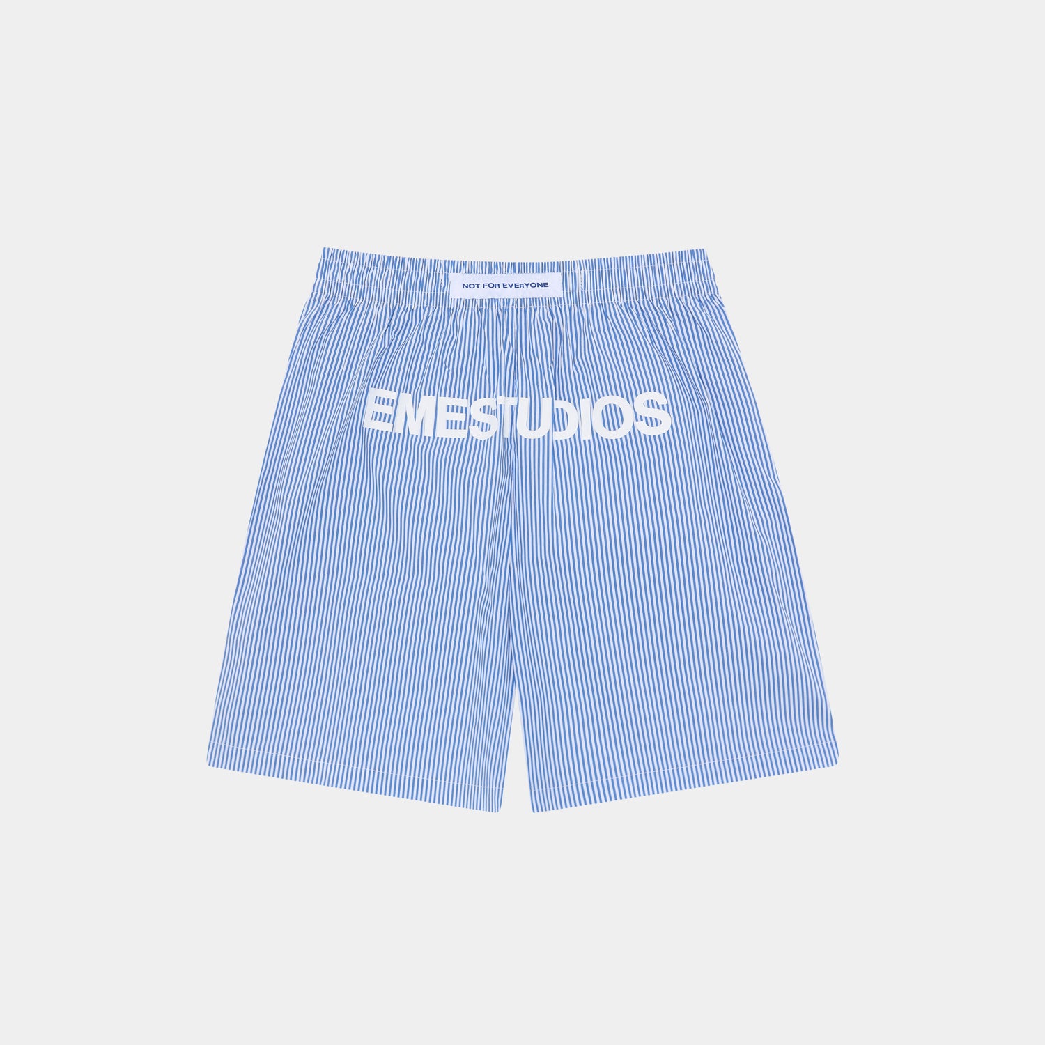Jammies LS Blue Striped Shorts eme