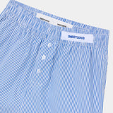Jammies LS Blue Striped Shorts eme