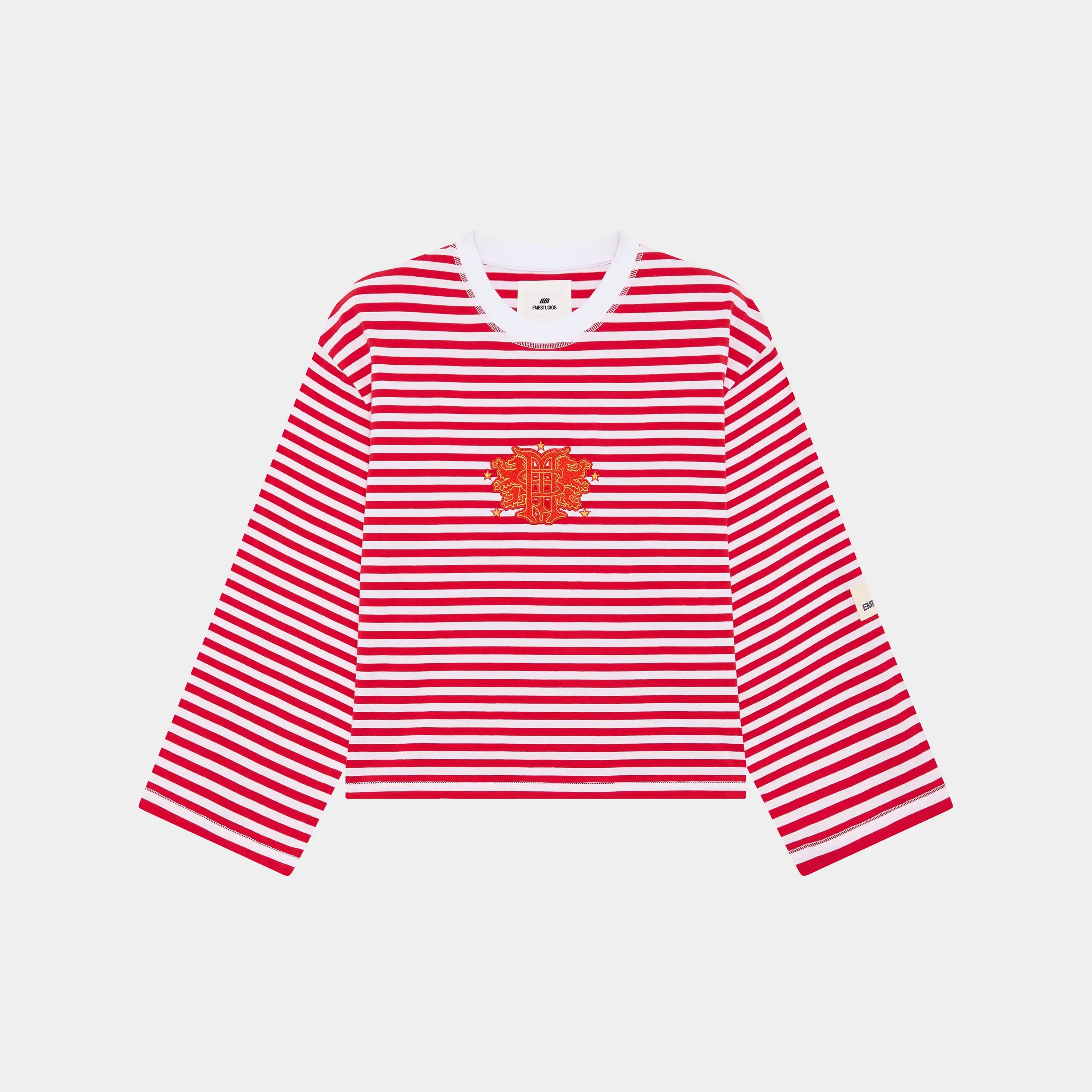 Horizon Striped Cherry Long Sleeve T-shirts eme