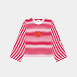 Horizon Striped Cherry Long Sleeve T-shirts eme