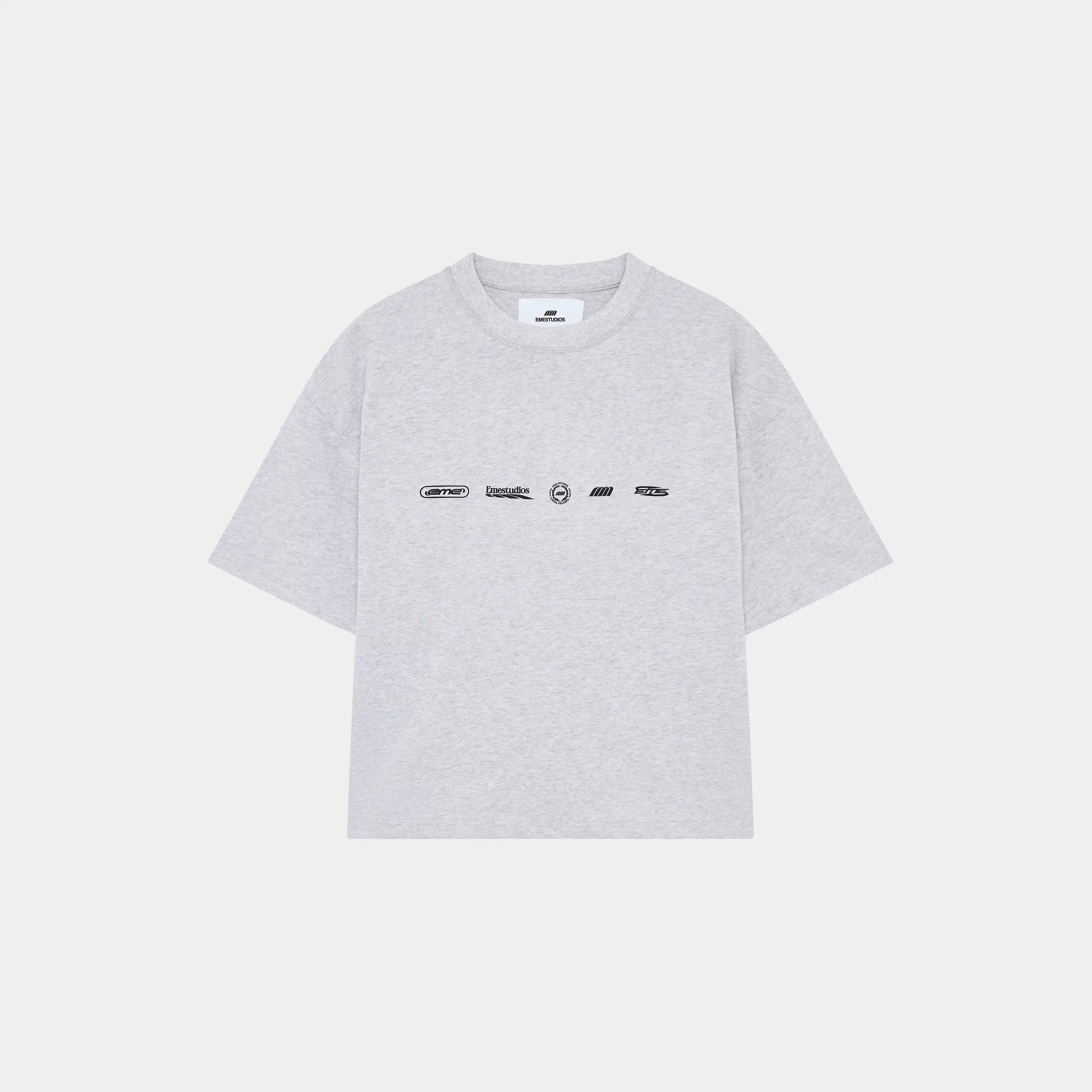 Statement Heather Grey Oversized Tee T-shirts eme
