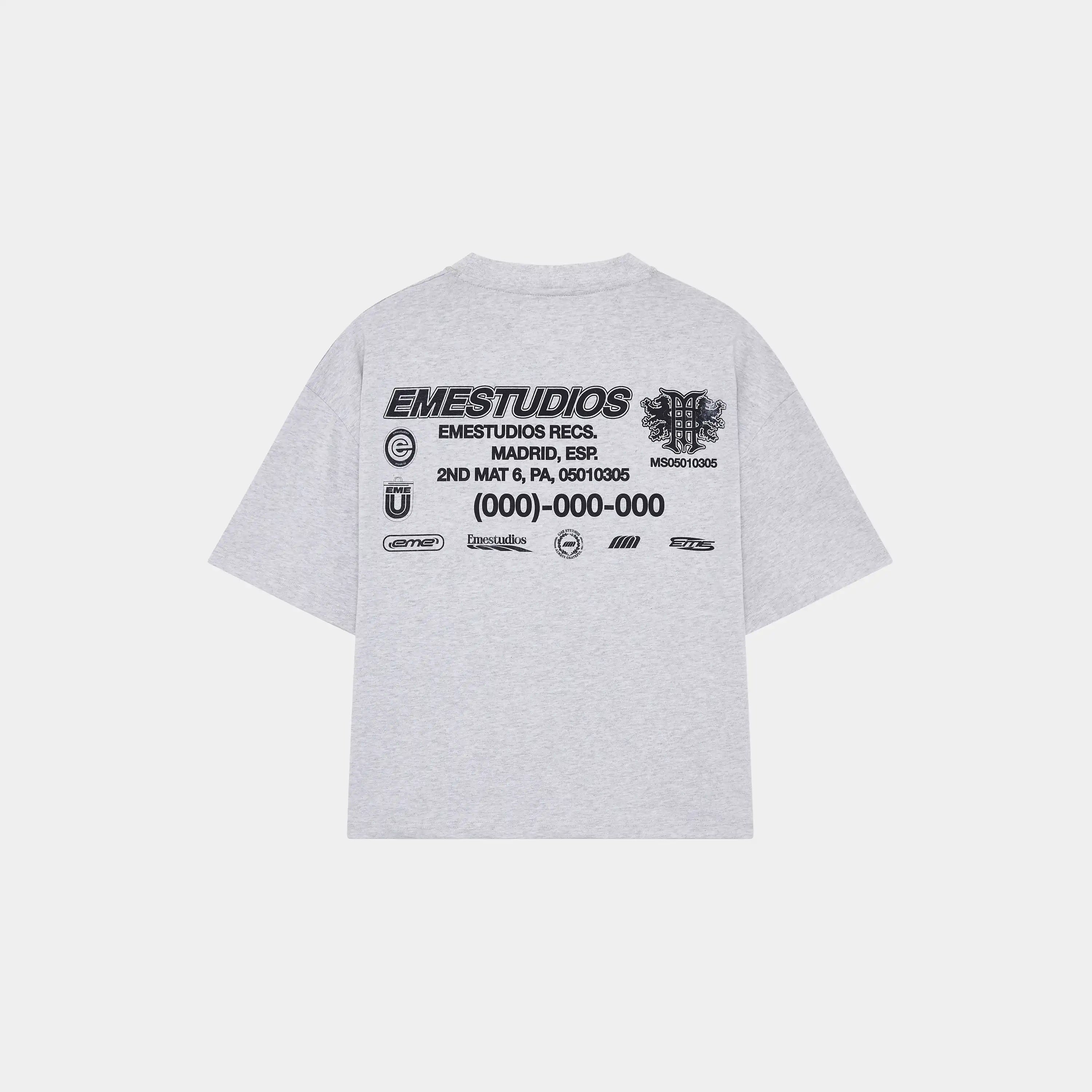 Statement Heather Grey Oversized Tee T-shirts eme