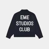 Chulo G Navy Reverse Coat Outerwear Eme Studios