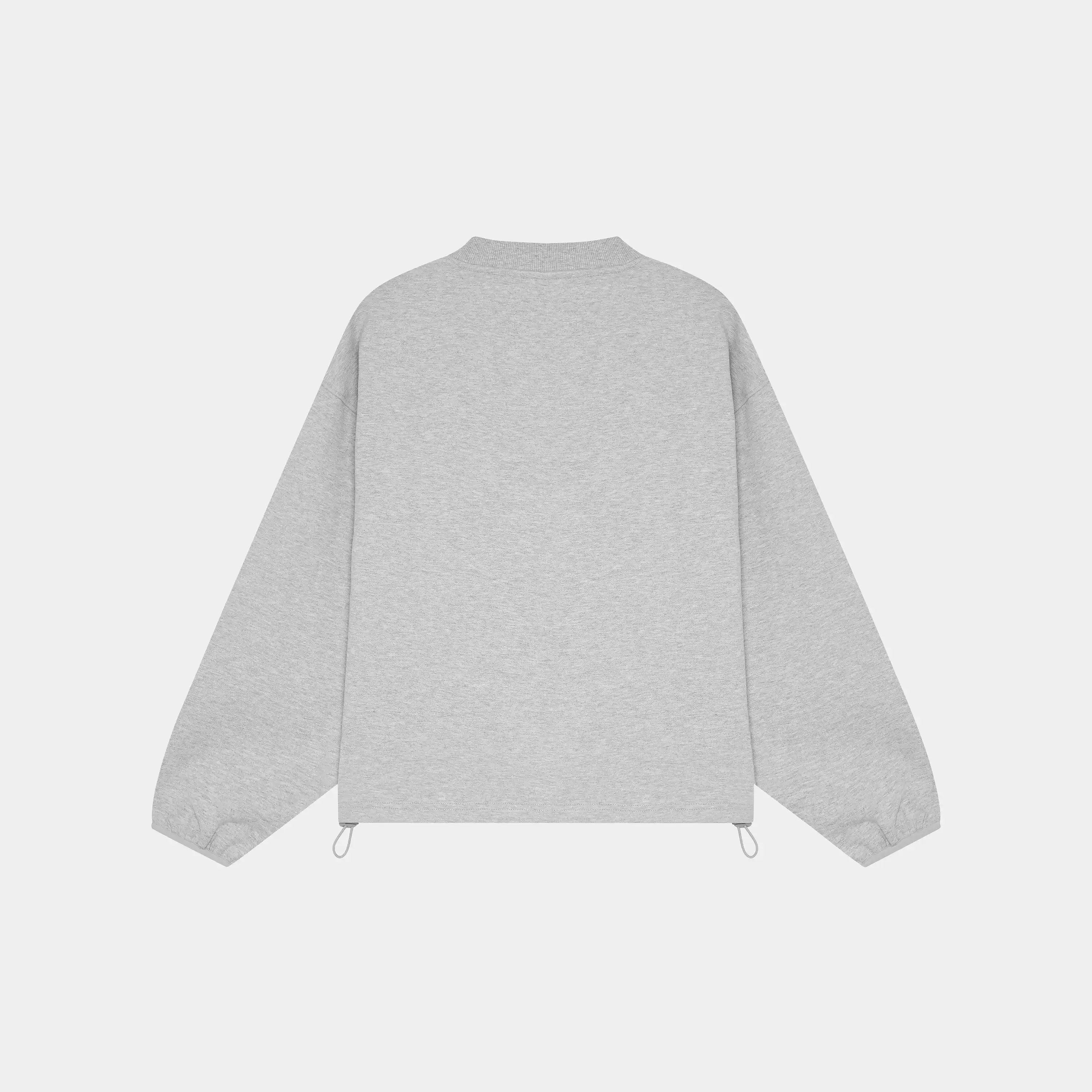 Chancellor Heather Grey Oversized Crewneck Sweatshirts Eme Studios