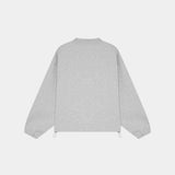 Chancellor Heather Grey Oversized Crewneck Sweatshirts Eme Studios