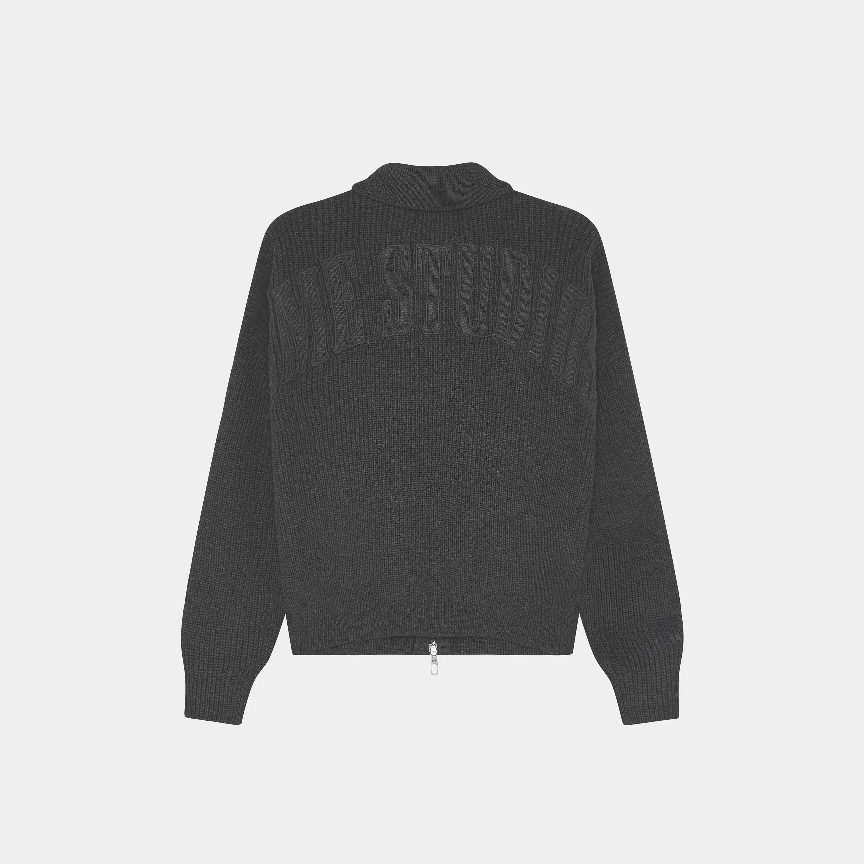 Collar Carbon Zipper Knit Knitwear Eme Studios