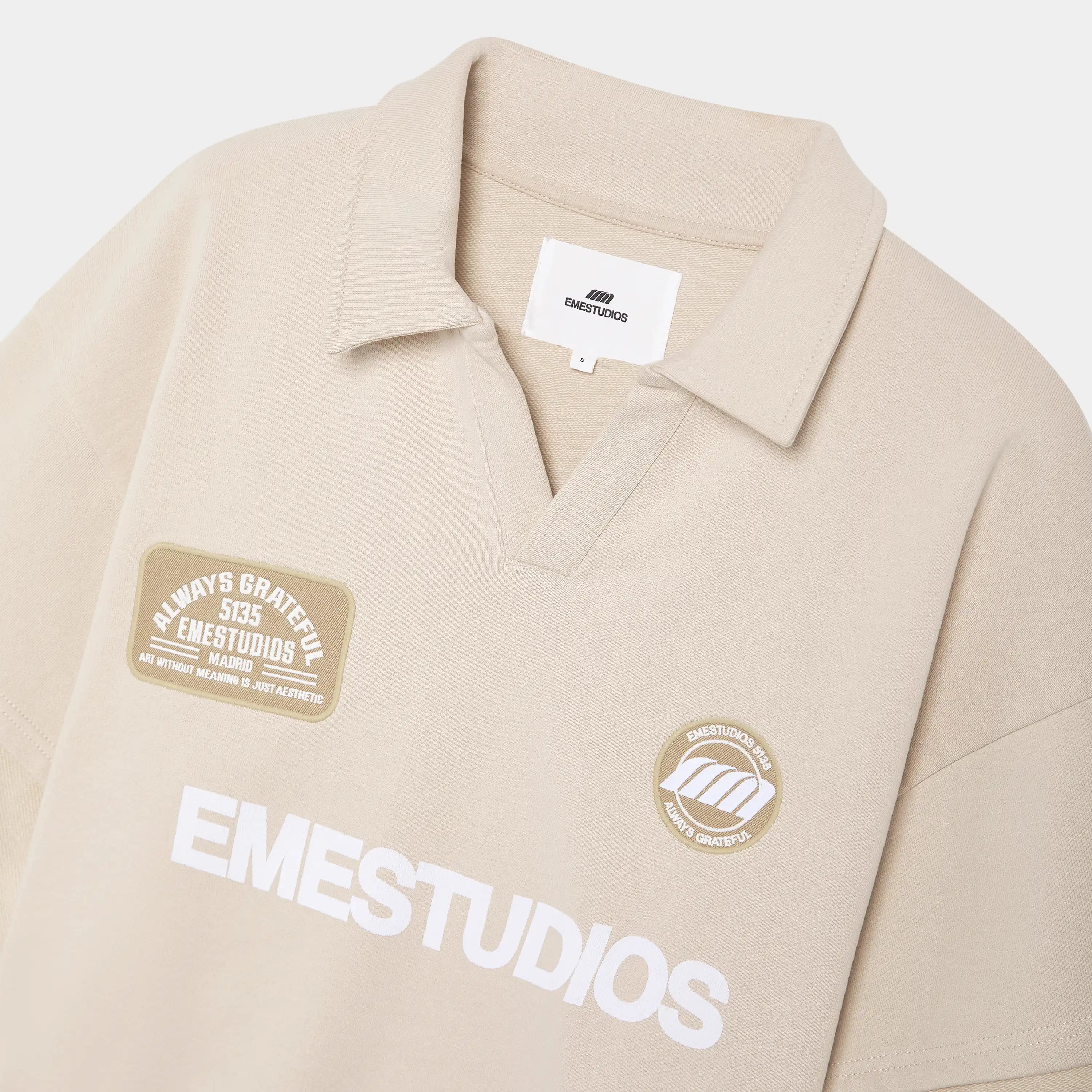 O´Connor Off Sand Polo Crewneck Sweatshirts Eme Studios