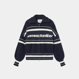 Unit Navy Zipper Knit Knitwear Eme Studios