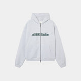 Intel Heather Grey Full Zip Hoodies Eme Studios