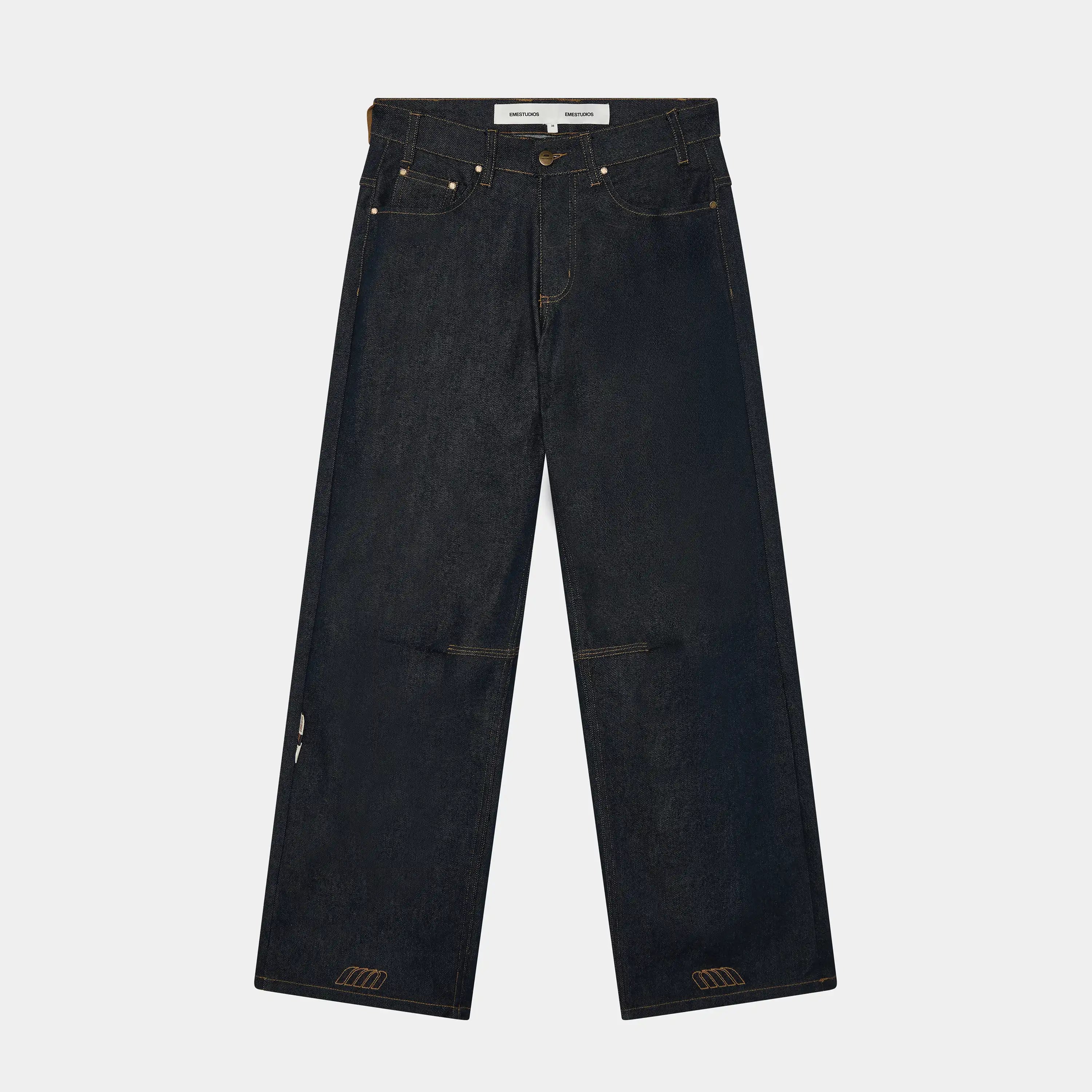 Moss Raw Denim Pants