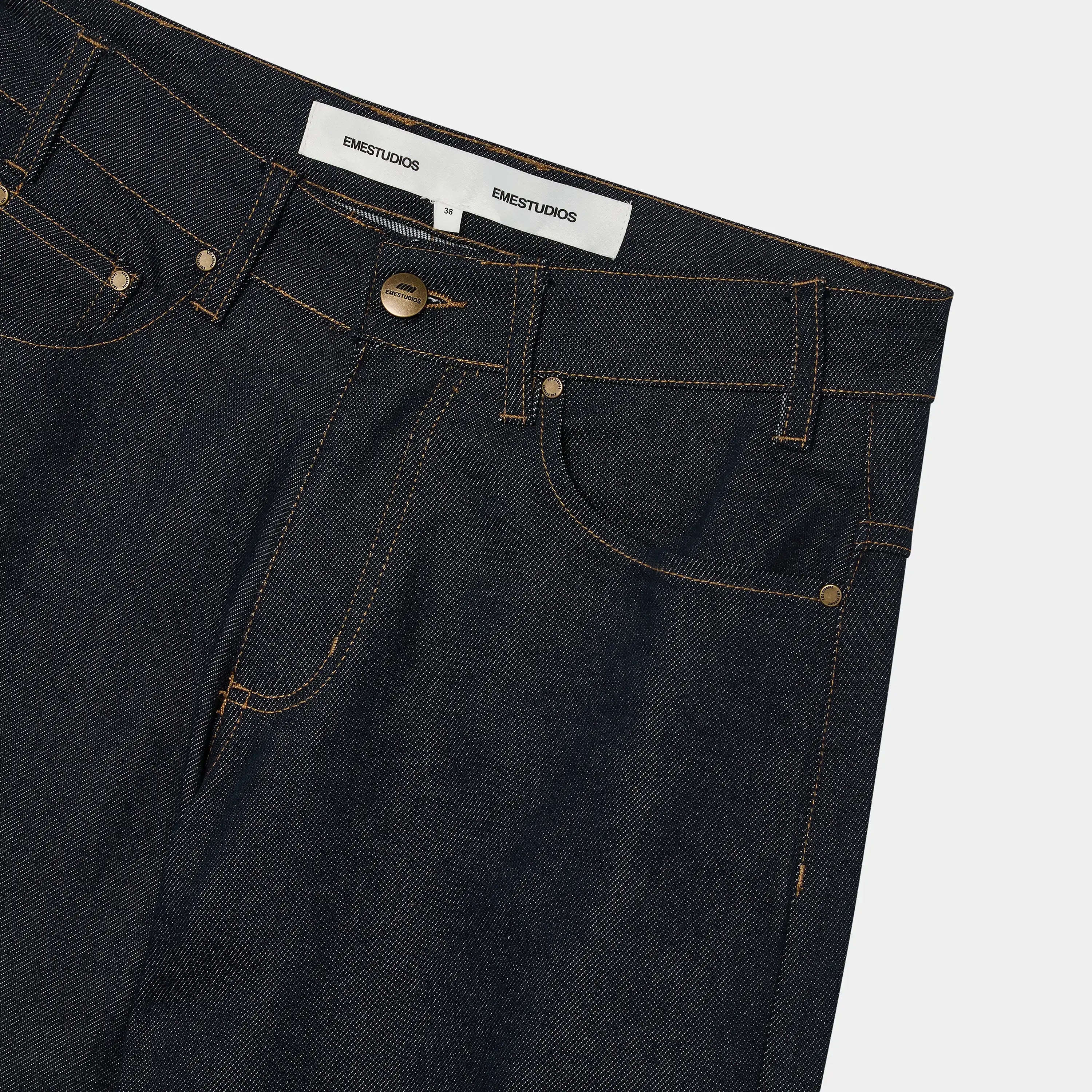 Moss Raw Denim Pants Woman Pants Eme Studios