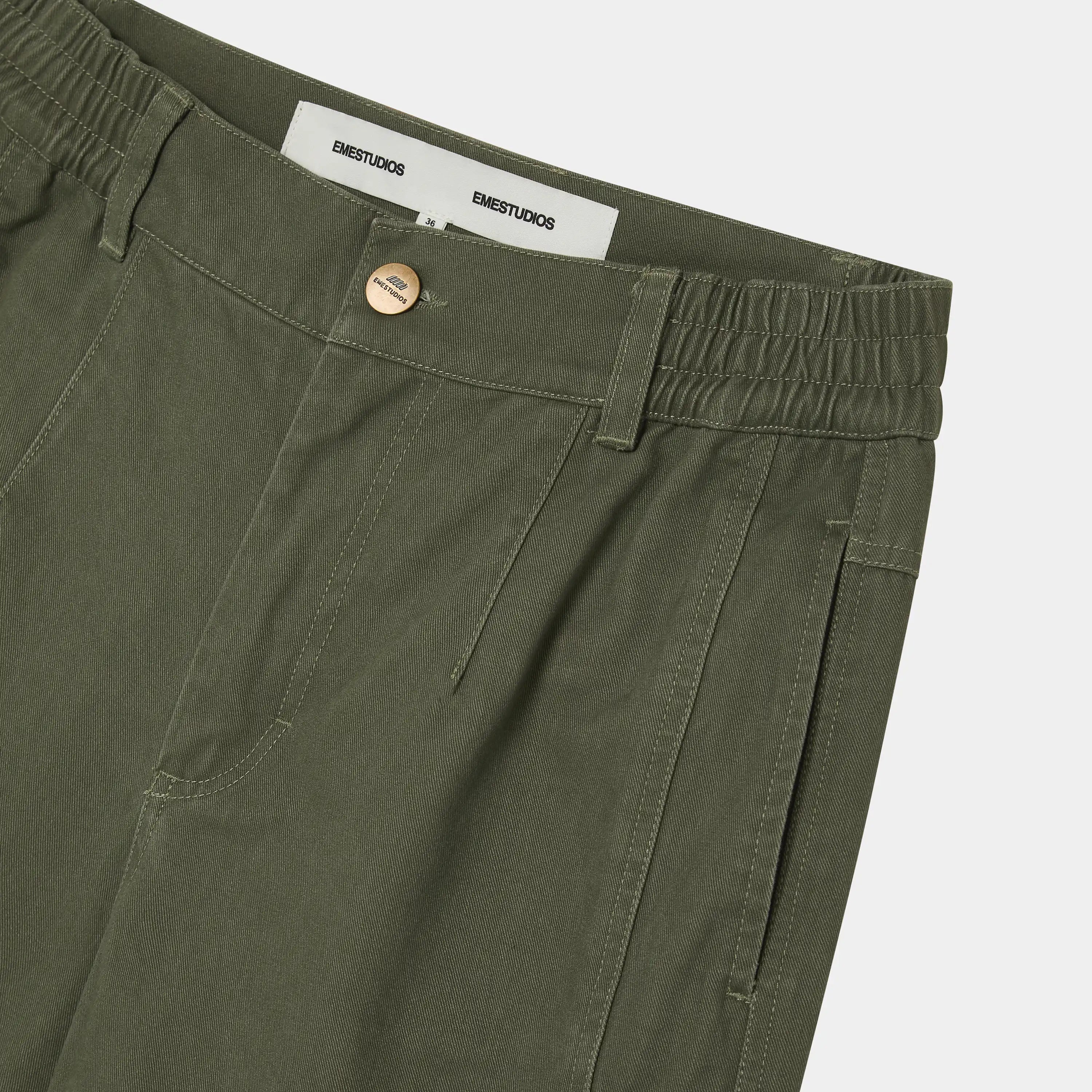 Wheel Olive CB Woman Pants Eme Studios