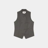 Modesta Heather Grey Vest Woman T-Shirts Eme Studios