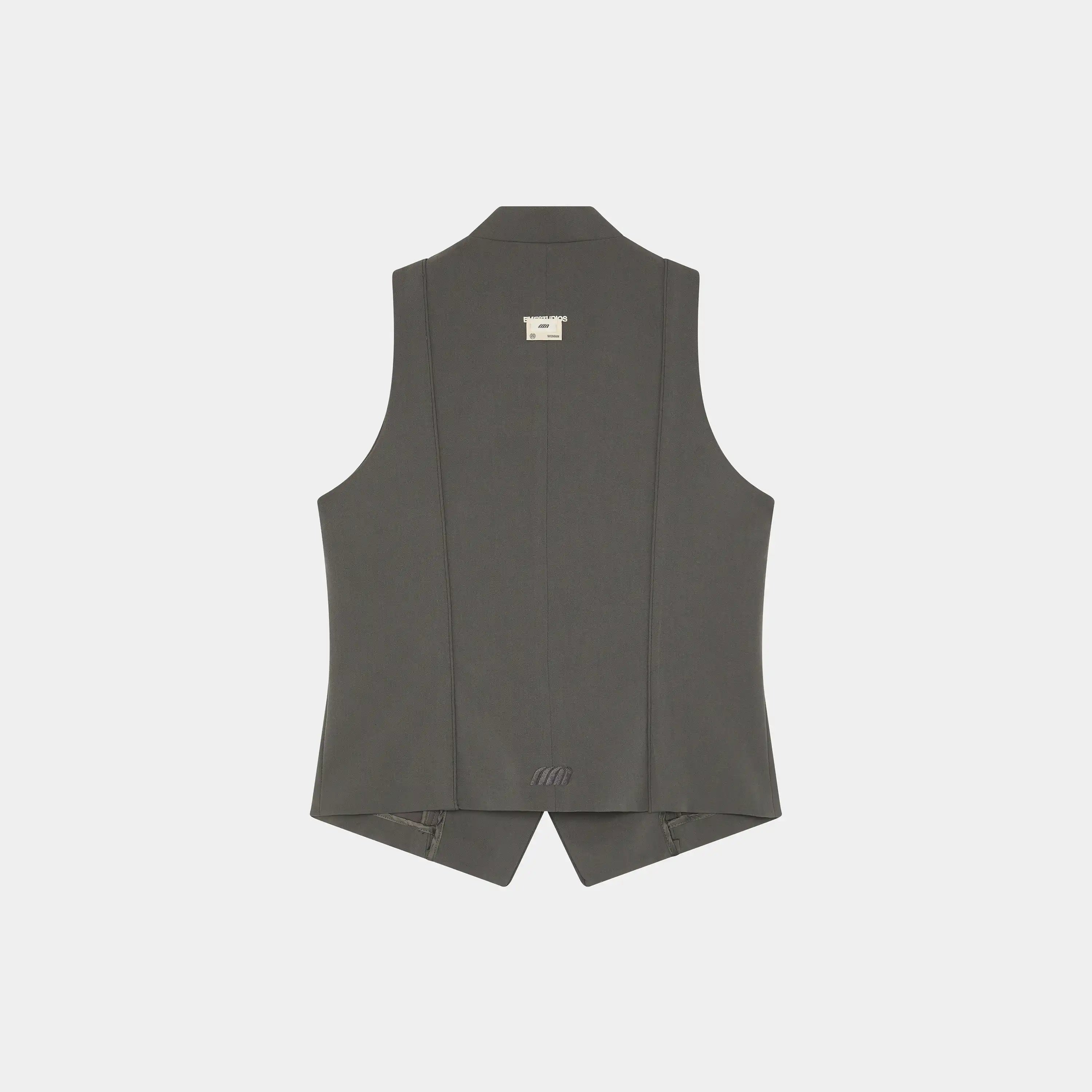 Modesta Heather Grey Vest Woman T-Shirts Eme Studios