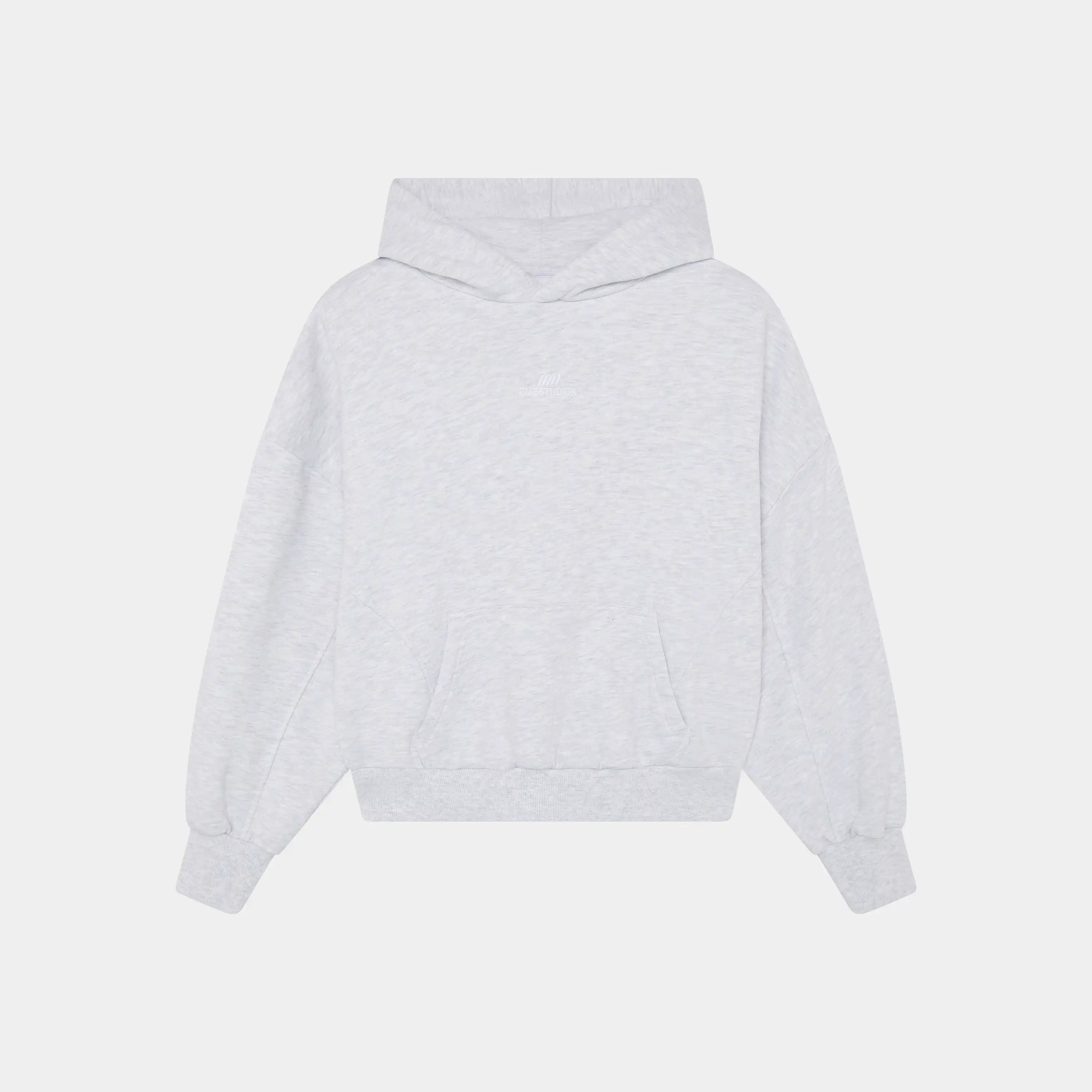 Cinam Heather Grey Oversized Hoodie