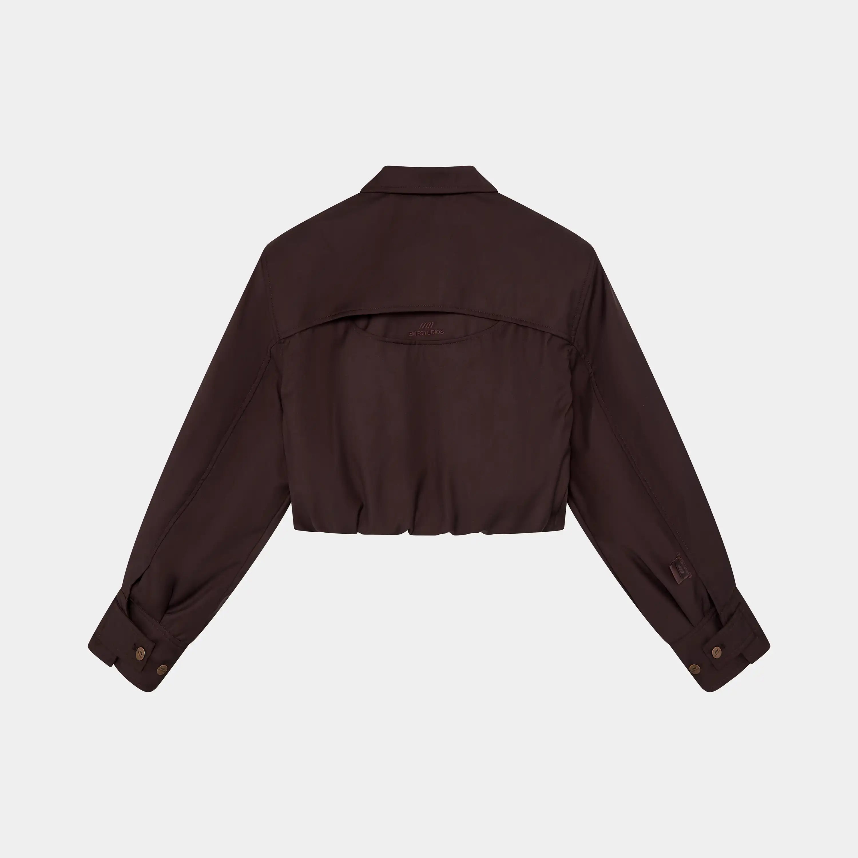 Pipi Black Coffee Jacket Woman Outerwear Eme Studios