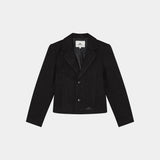 Katherine Slate Grey Blazer Woman Outerwear Eme Studios