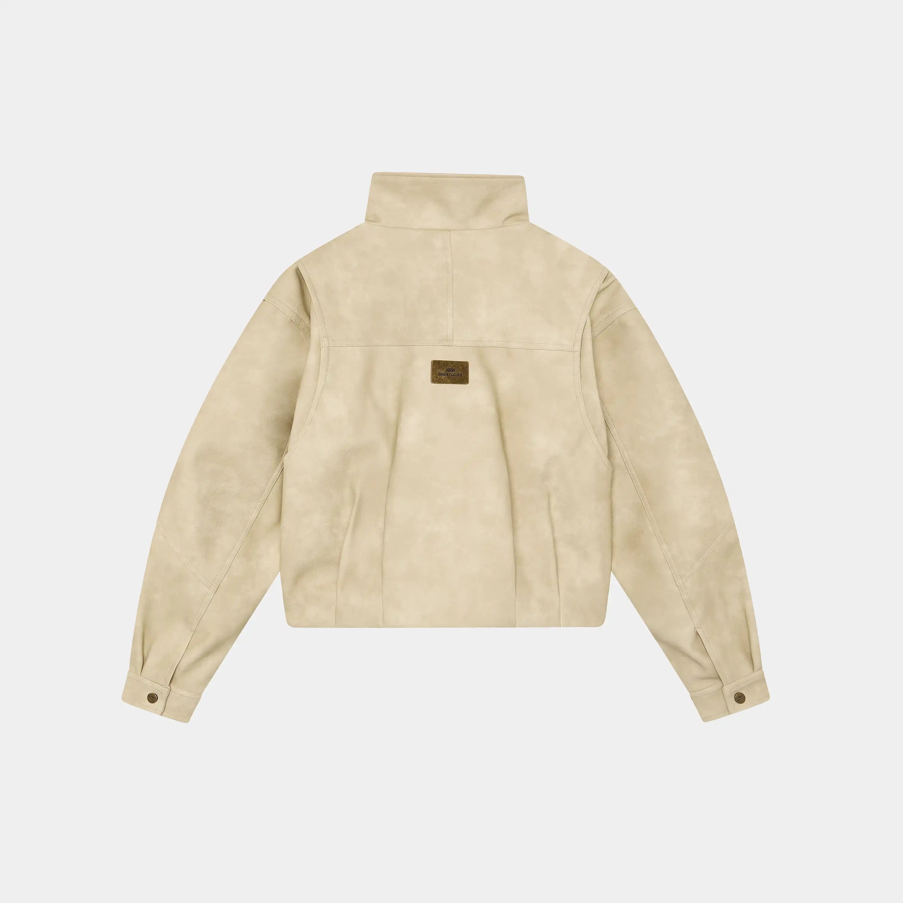 Romu Off Sand Coat Woman Outerwear Eme Studios