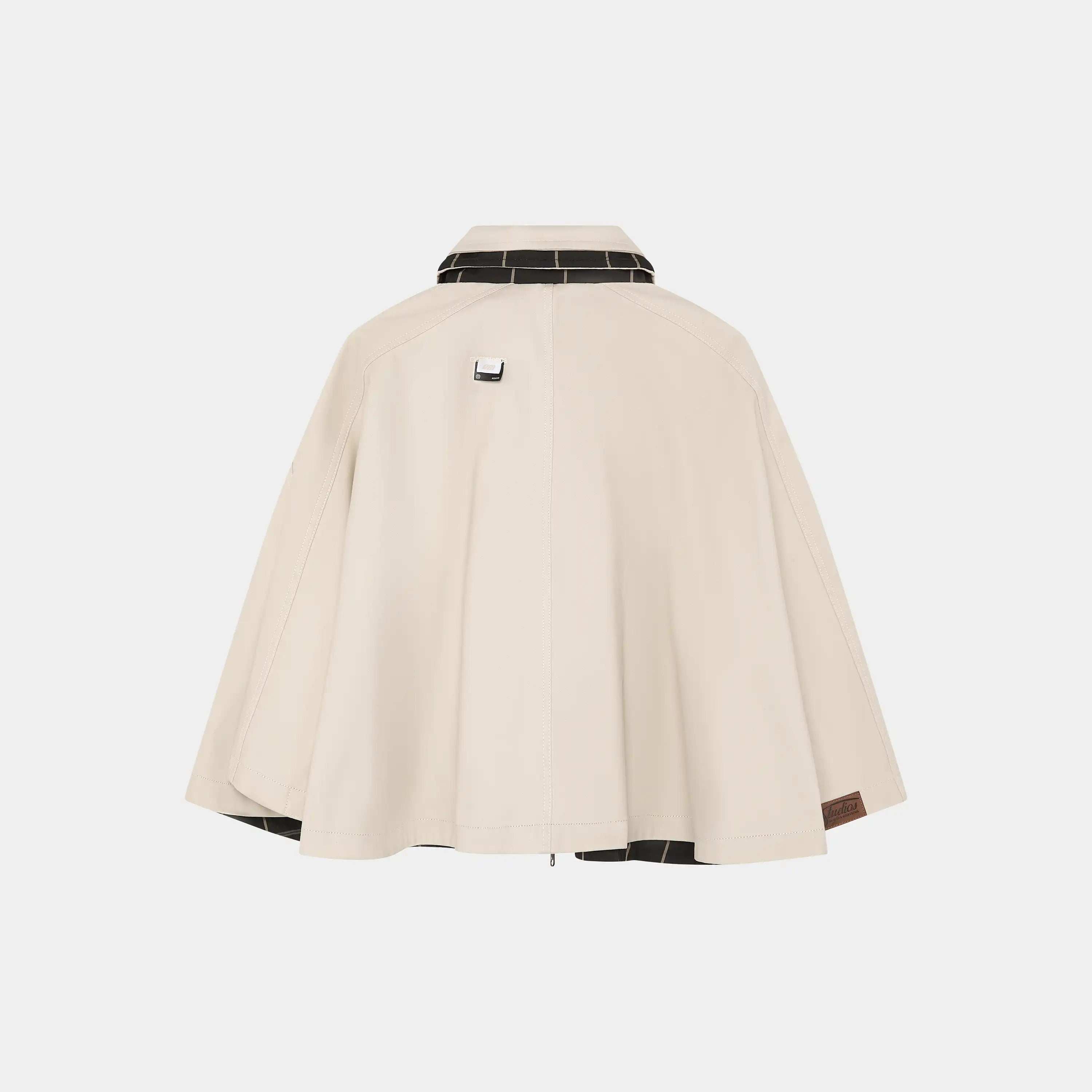 Edra Light Camel Reversible Cape Woman Outerwear Eme Studios