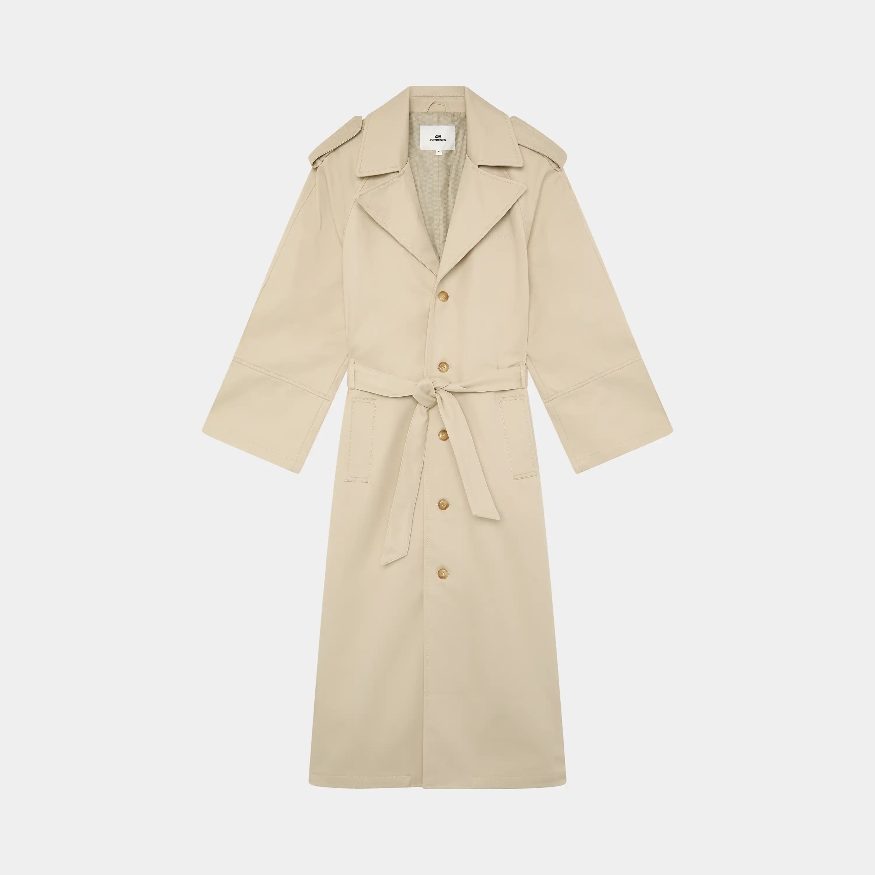 Gadget Light Camel Trench Jacket