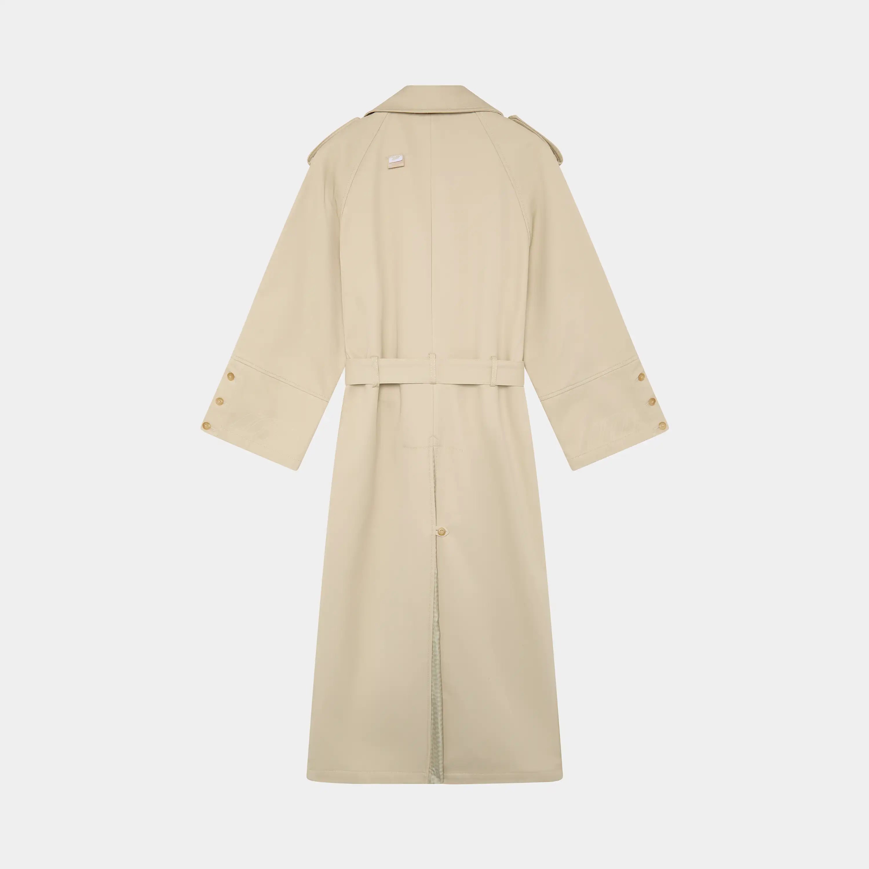 Gadget Light Camel Trench Jacket Woman Outerwear Eme Studios