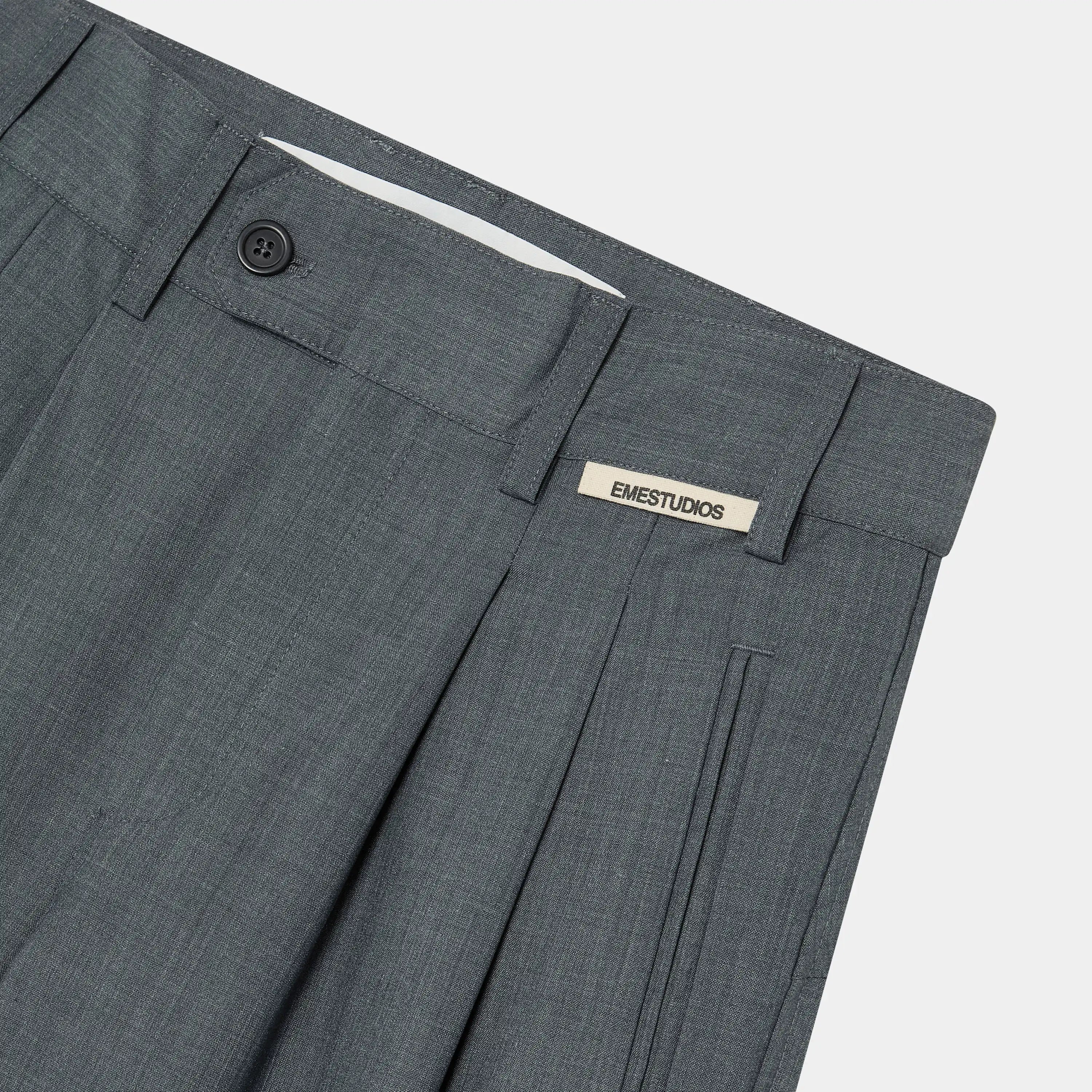Orbit Slate Tailored Pants Pants Eme Studios