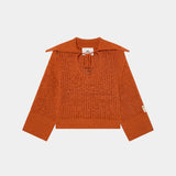 Sailor Rust Knit Sweater Woman Knitwear Eme Studios