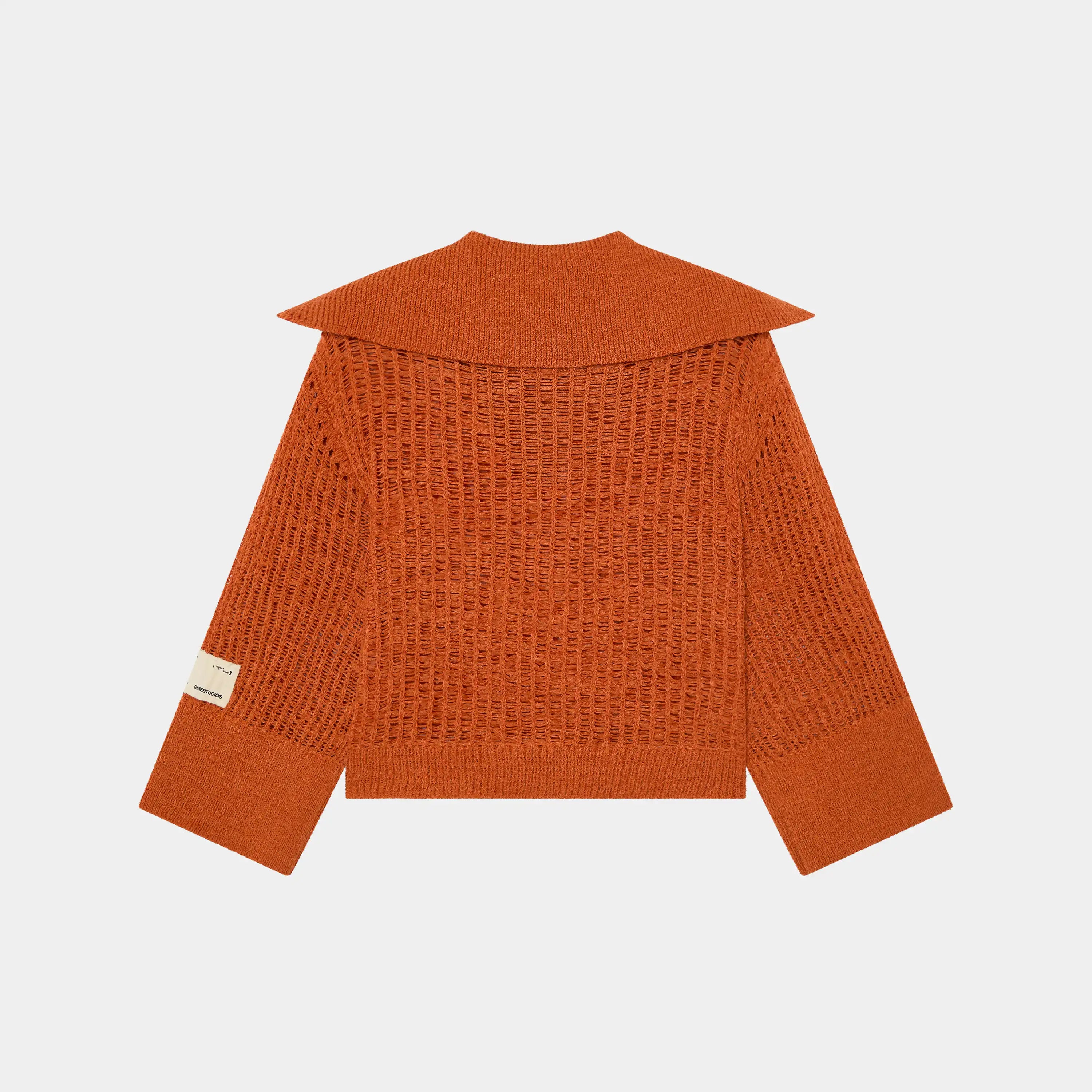 Sailor Rust Knit Sweater Woman Knitwear Eme Studios