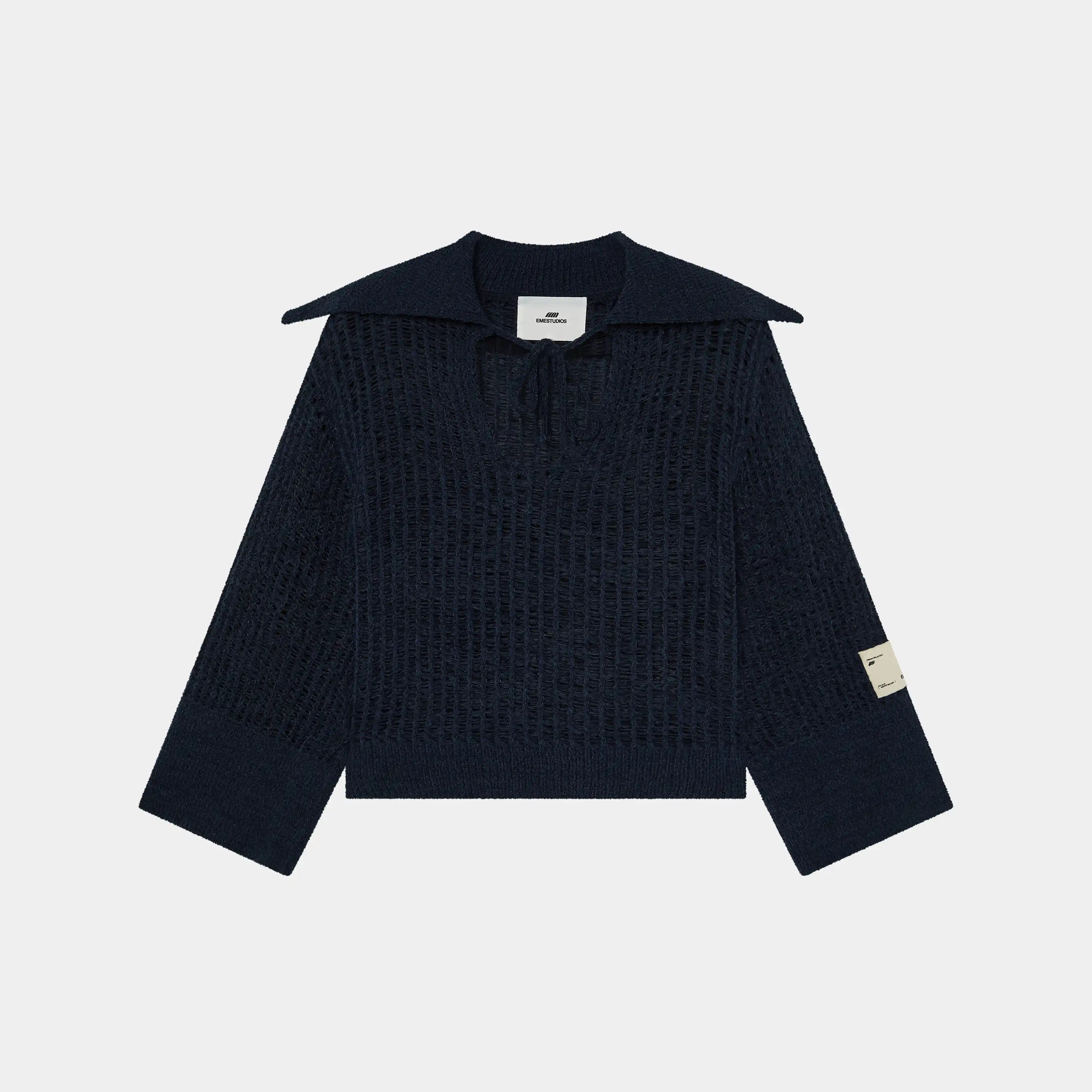 Sailor Navy Knit Sweater