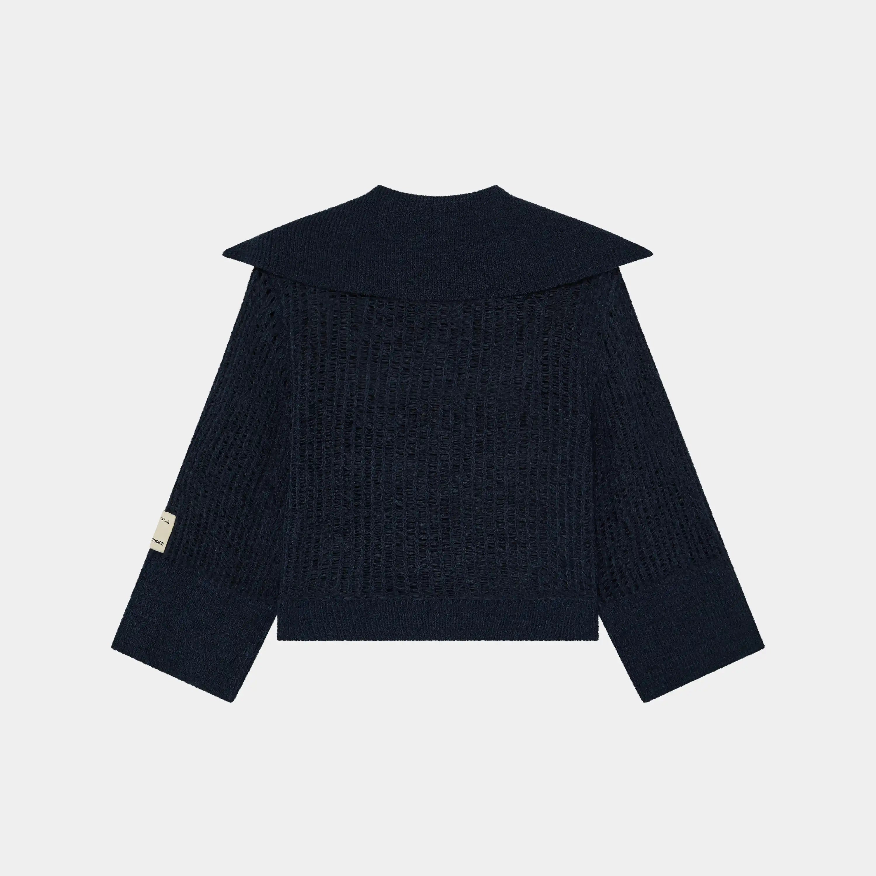 Sailor Navy Knit Sweater Woman Knitwear Eme Studios