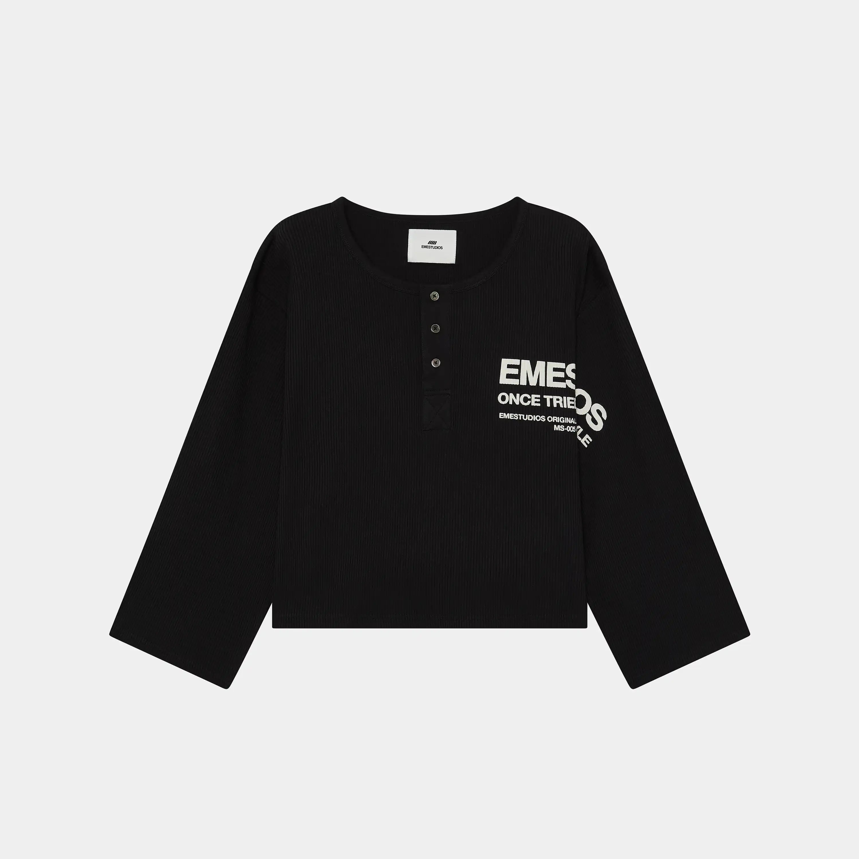 Selection Henley Shadow Long Sleeve