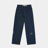 Trip Navy Denim Pants Pants Eme Studios