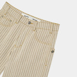 Trip Off Sand Denim Pants Pants Eme Studios
