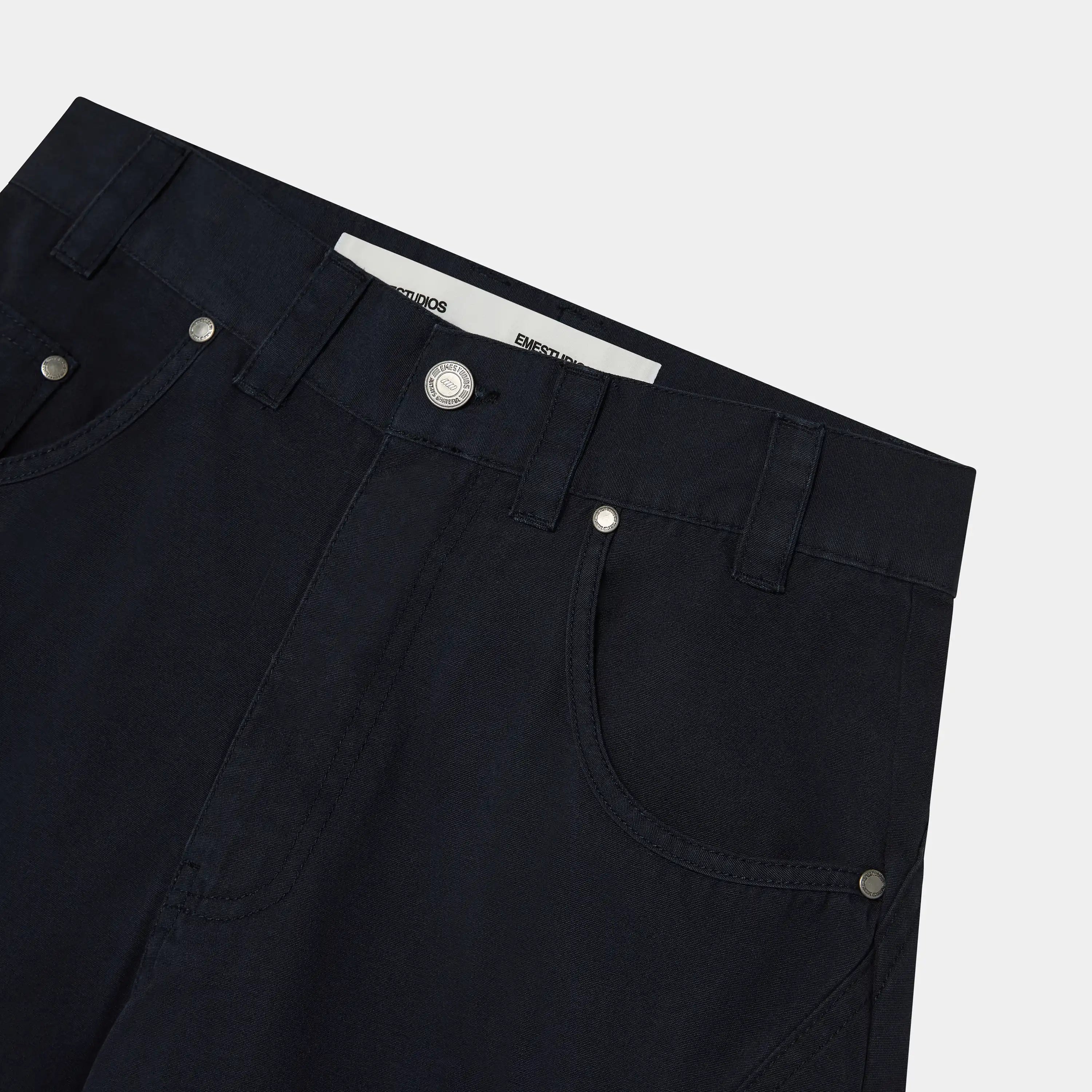Carrier Navy Cargo Jorts Shorts Eme Studios