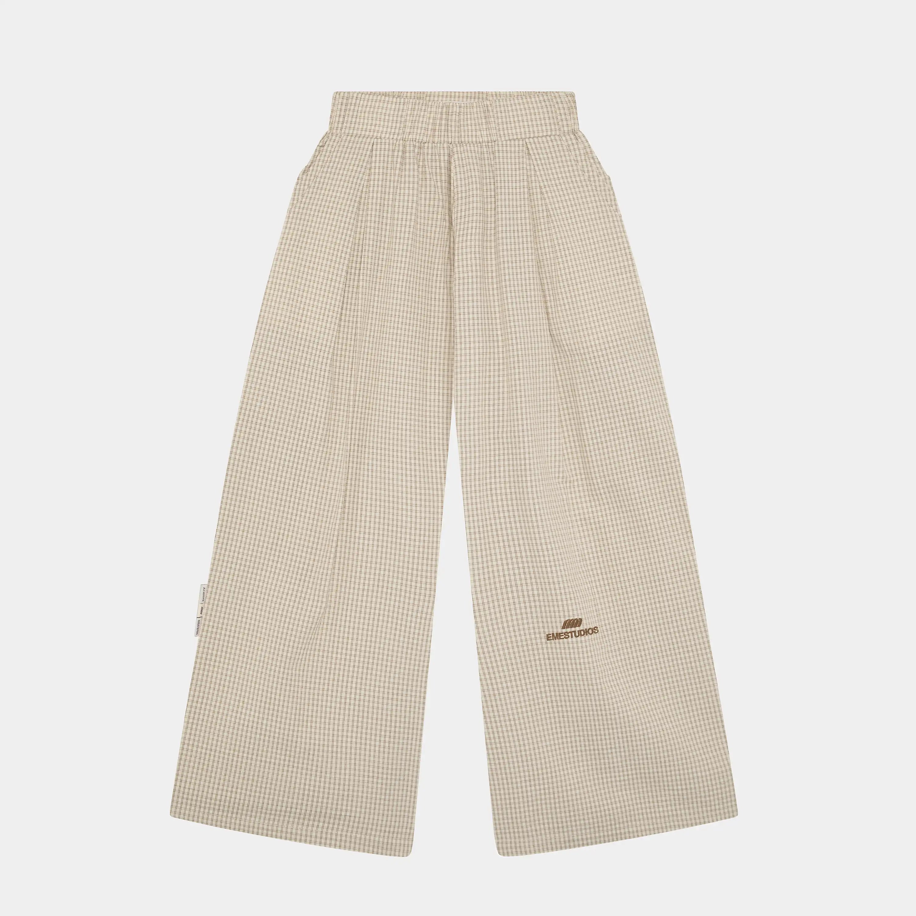 AGL Cream Wide Pants Pants Eme Studios
