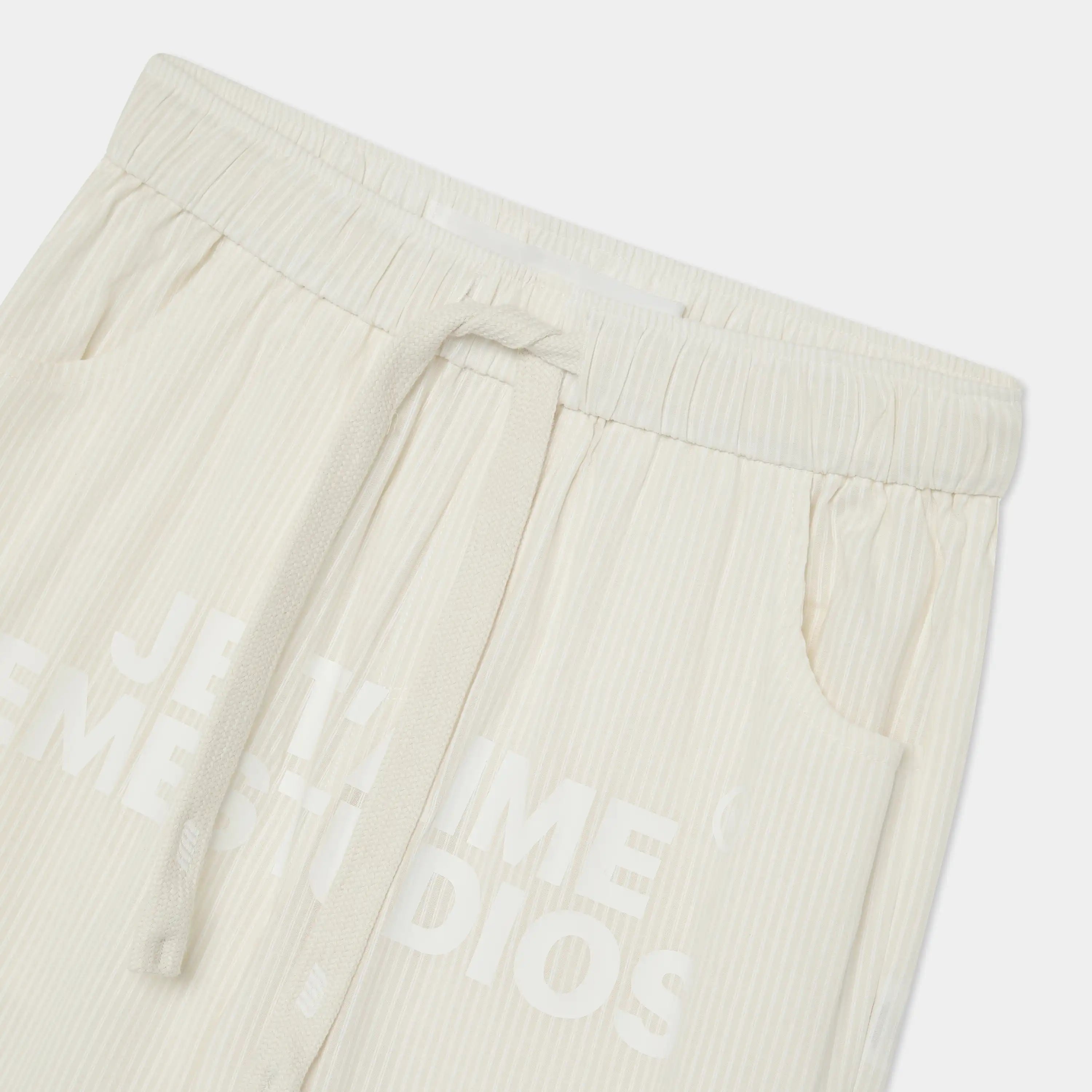 Jammies Je T'aime Off Sand Stripped CLP Pants Eme Studios