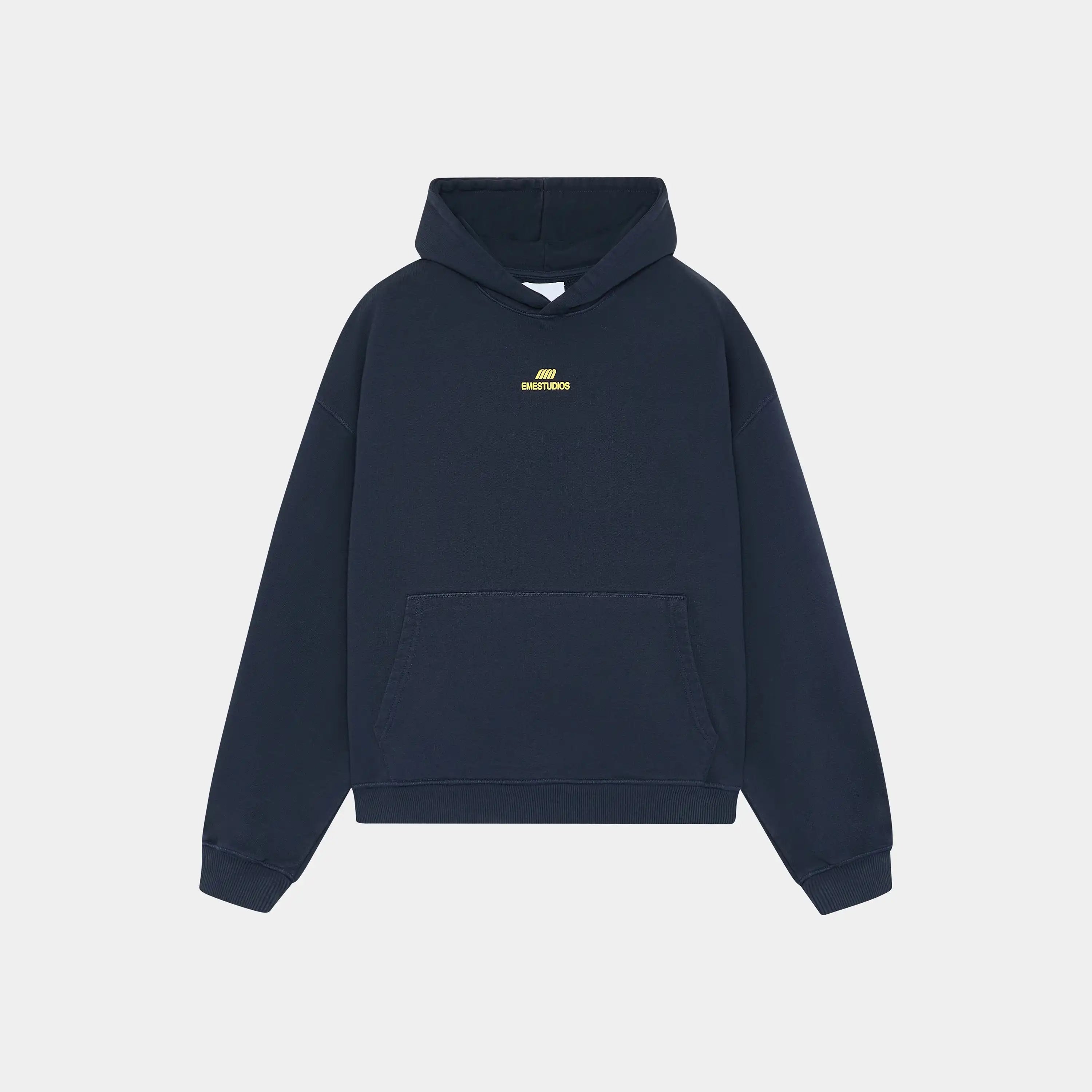 Uniform Navy Oversized Hoodie Hoodies Eme Studios