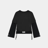 Double Trouble Shadow Long Sleeve Woman T-Shirts Eme Studios